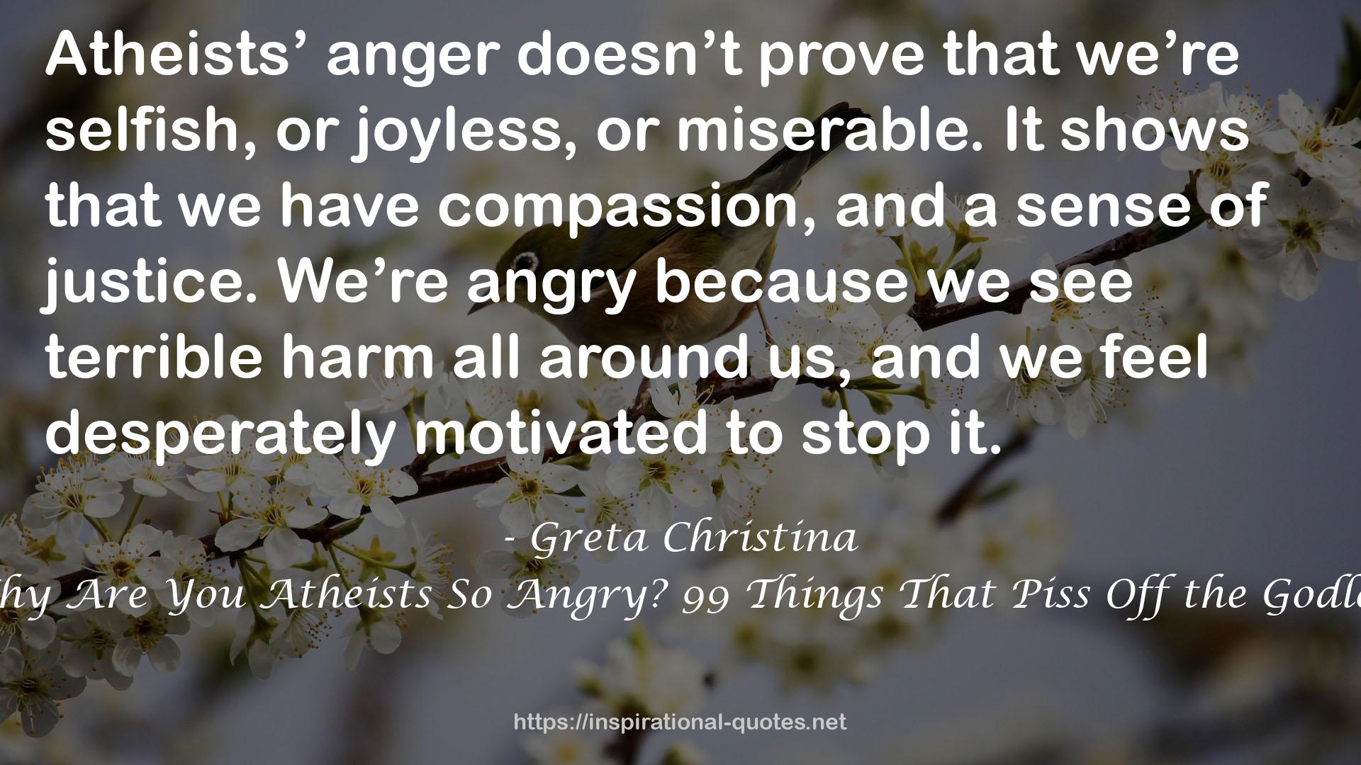 Why Are You Atheists So Angry? 99 Things That Piss Off the Godless QUOTES