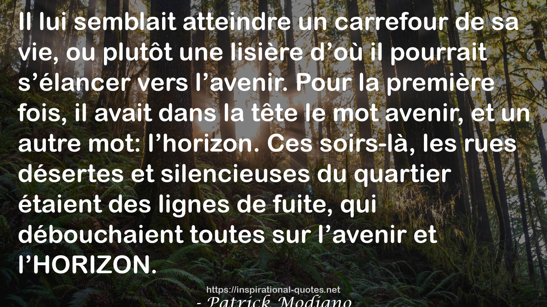 L'Horizon QUOTES