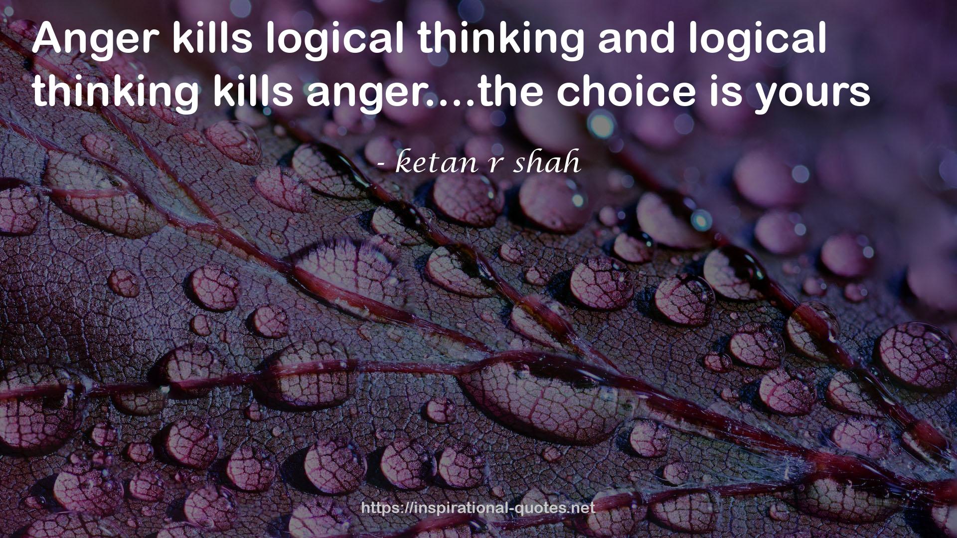 ketan r shah QUOTES