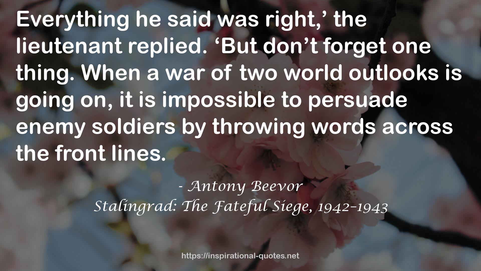 Antony Beevor QUOTES