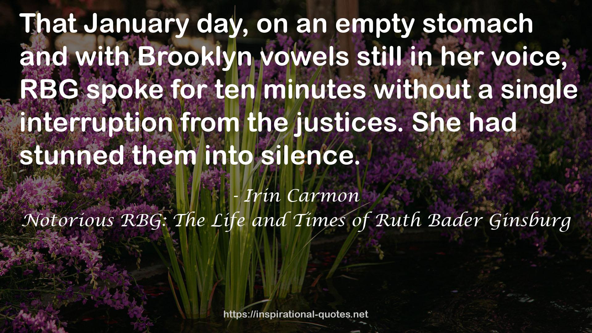 Notorious RBG: The Life and Times of Ruth Bader Ginsburg QUOTES