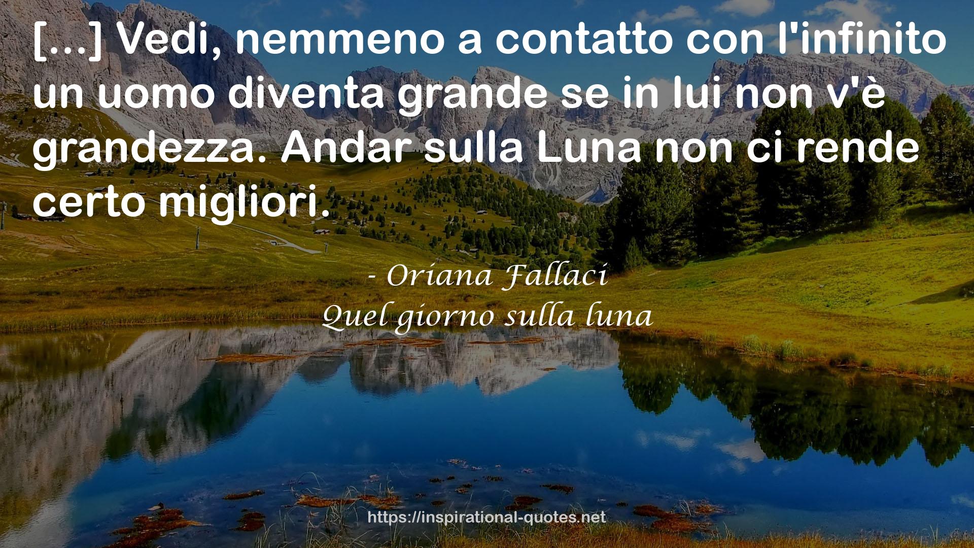 Quel giorno sulla luna QUOTES