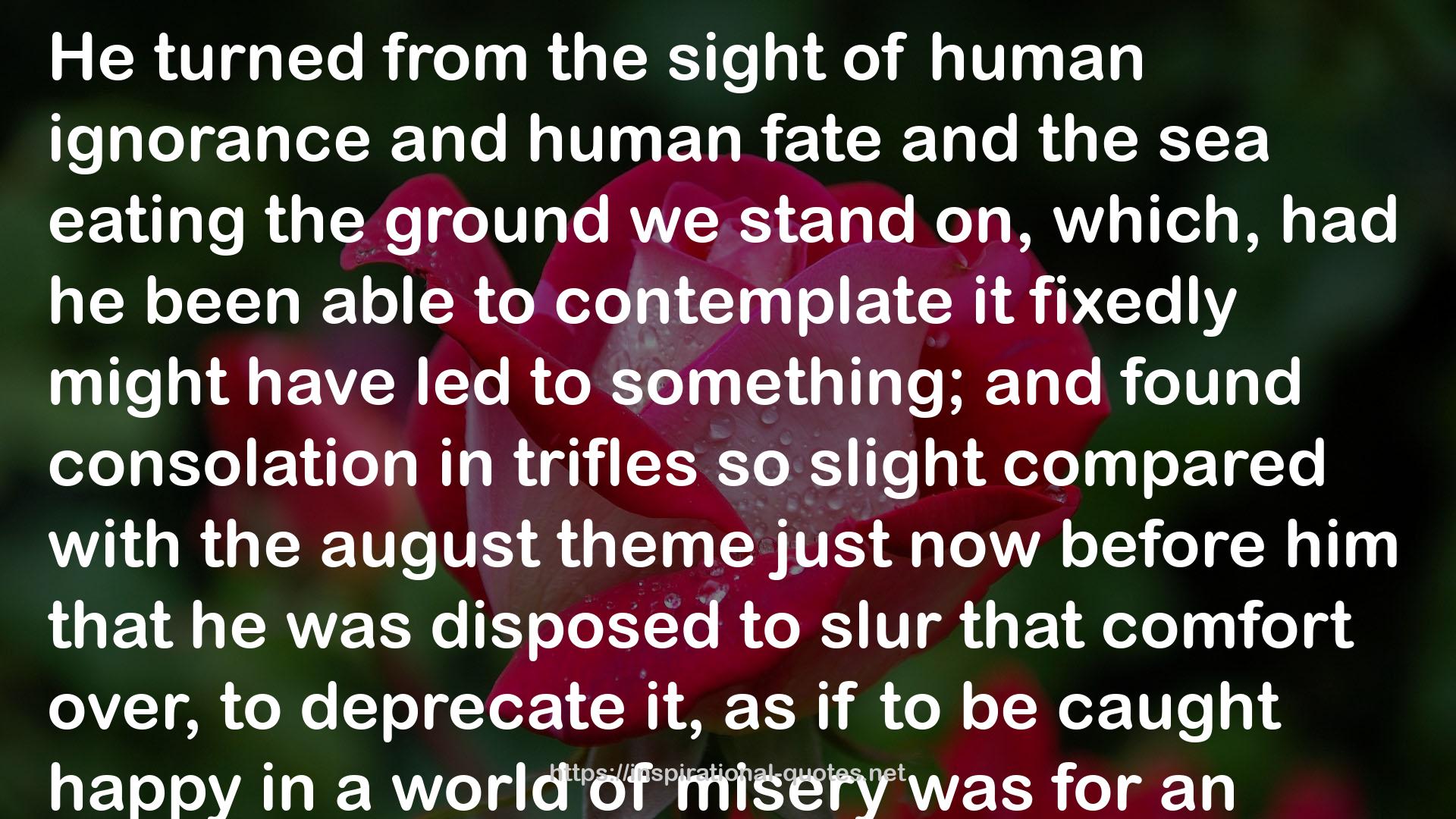 human fate  QUOTES