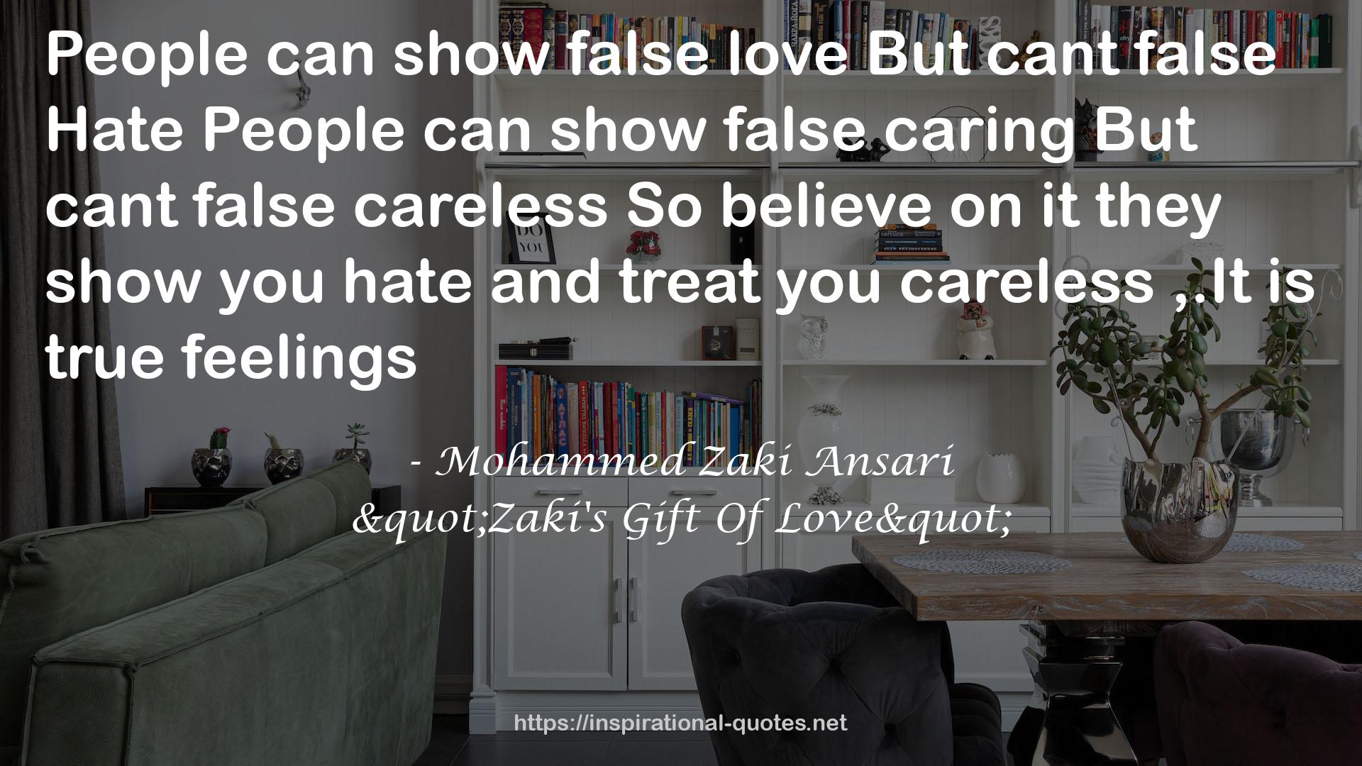 false caring  QUOTES