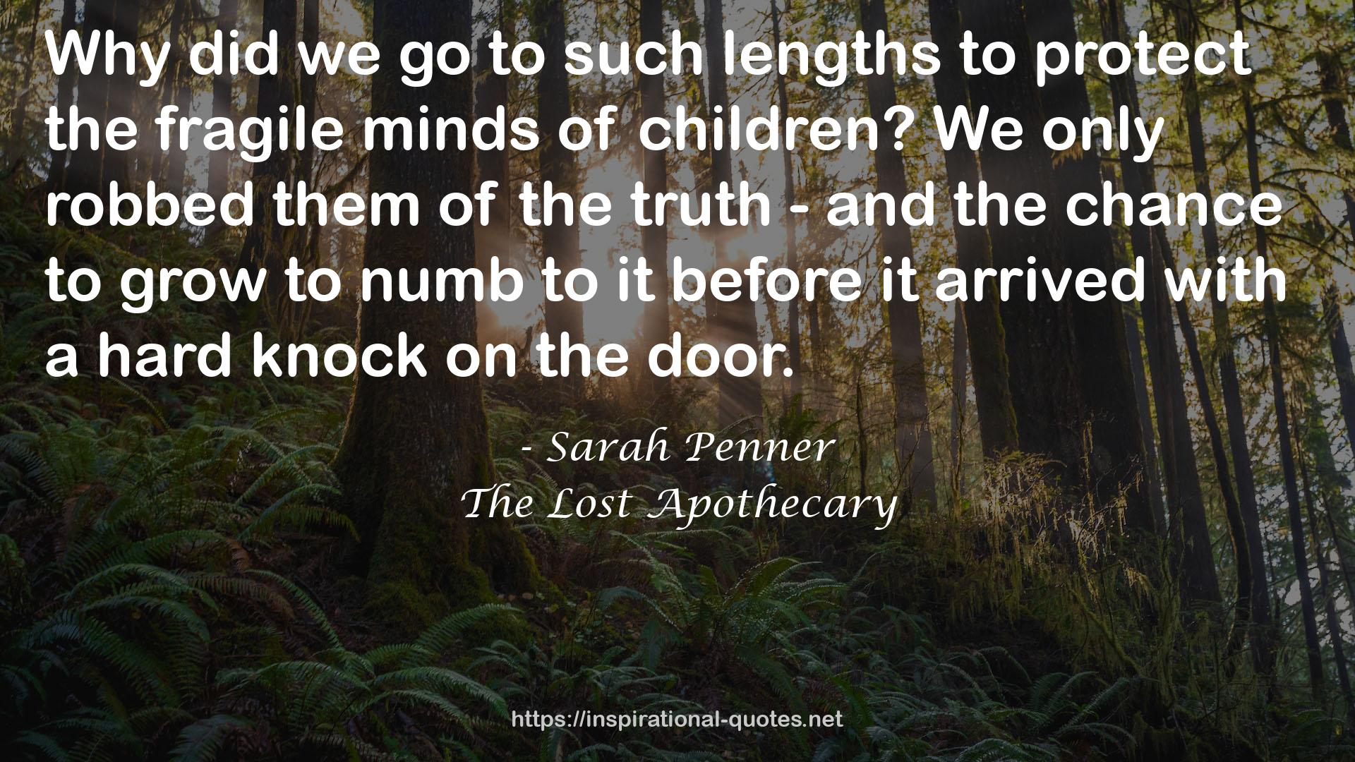 The Lost Apothecary QUOTES