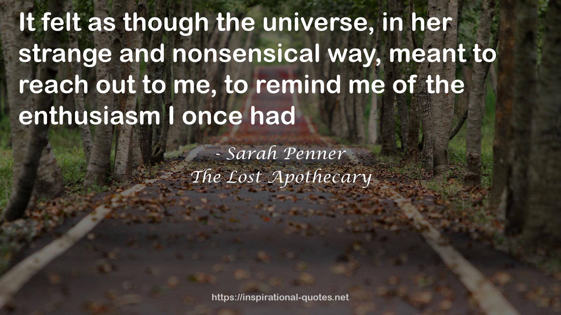 Sarah Penner QUOTES