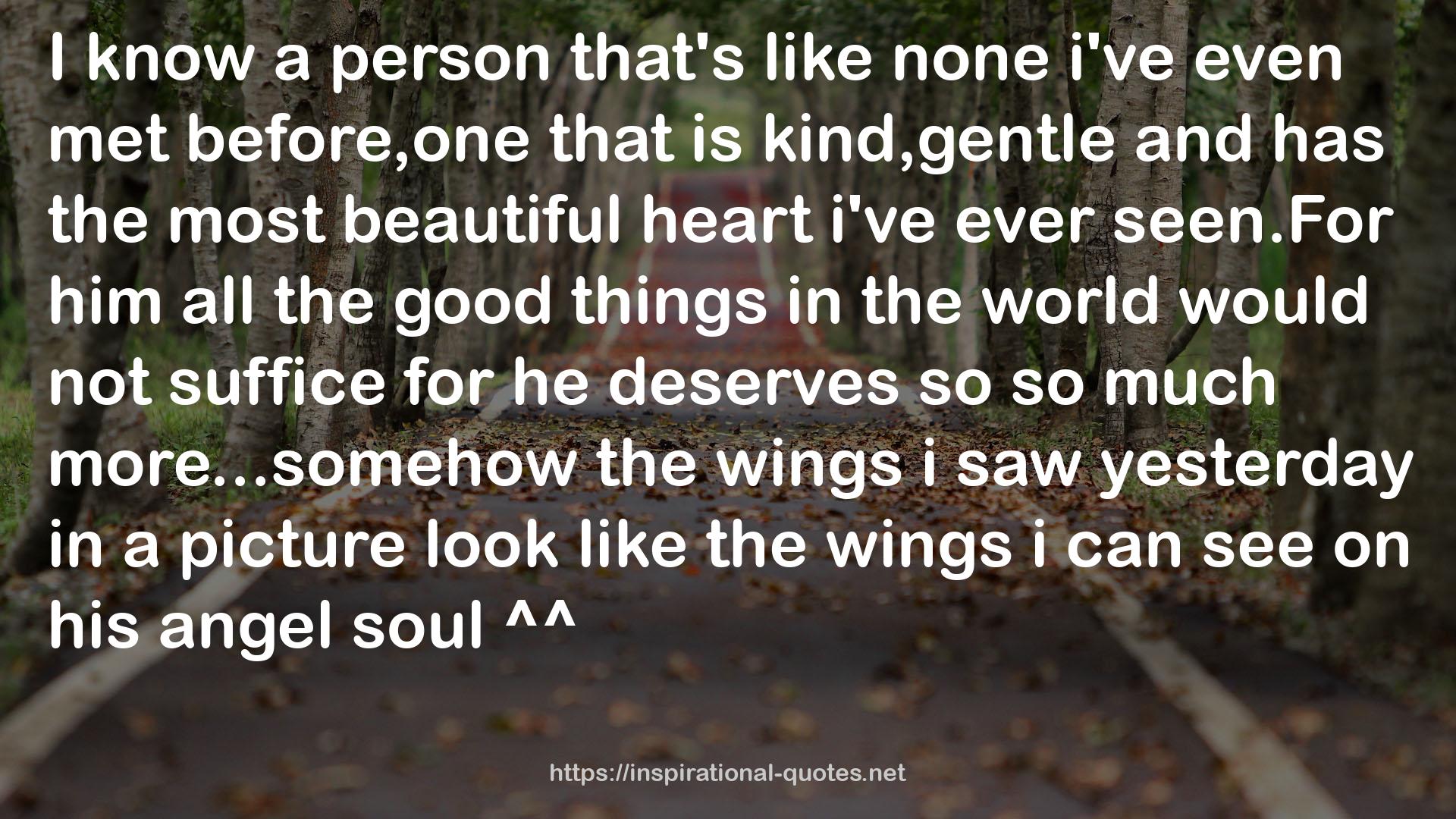 his angel soul  QUOTES