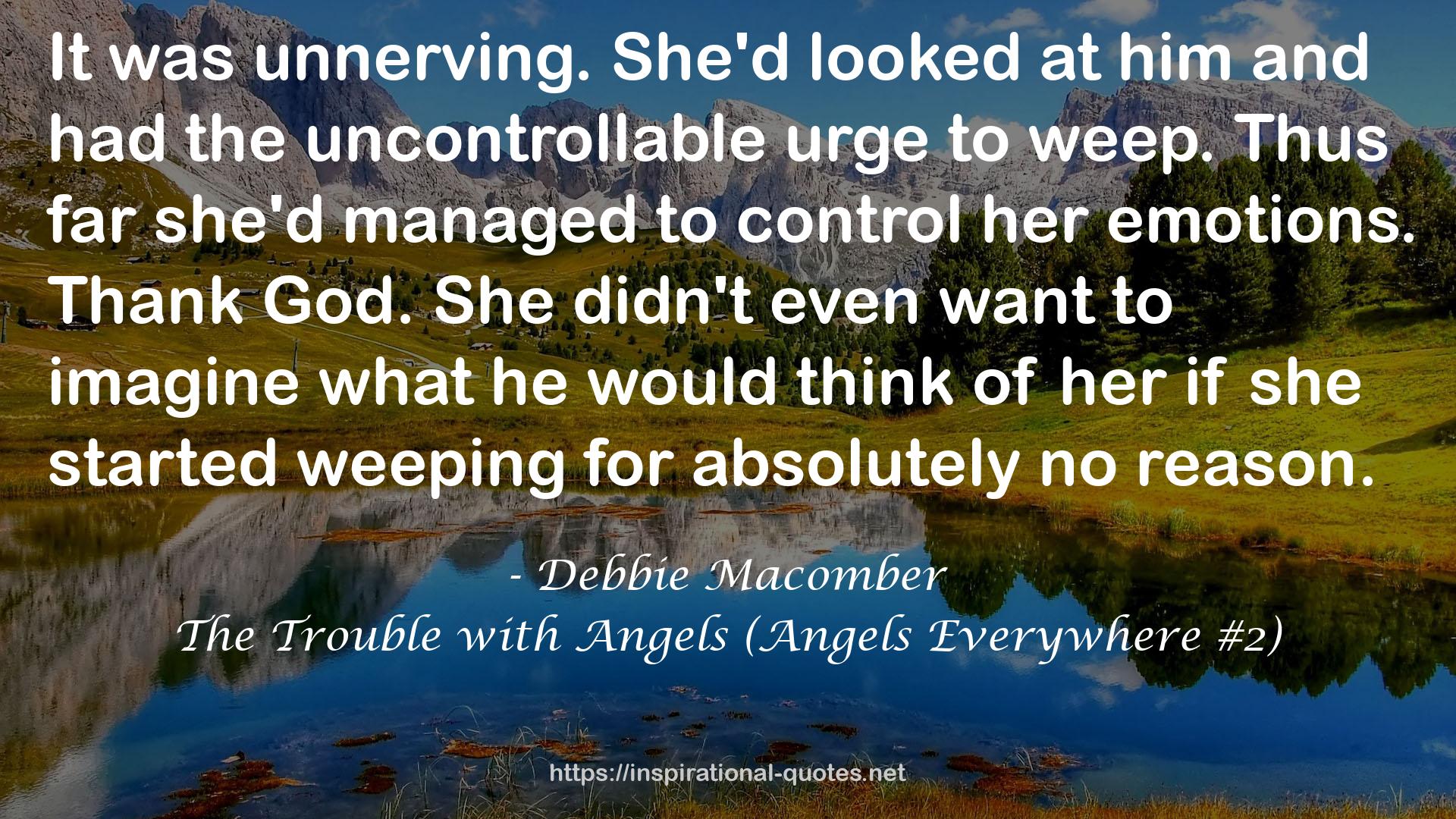 The Trouble with Angels (Angels Everywhere #2) QUOTES