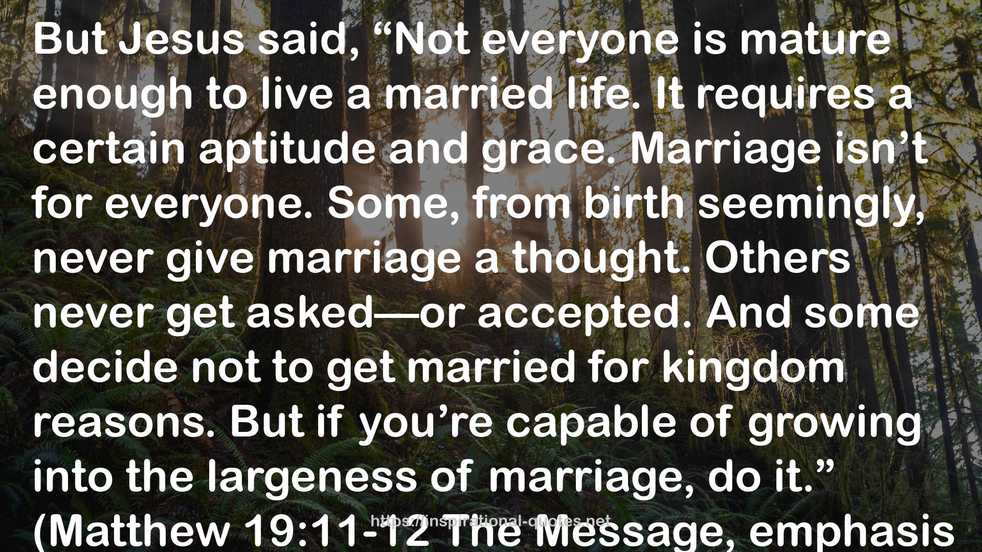 The Story of Marriage QUOTES