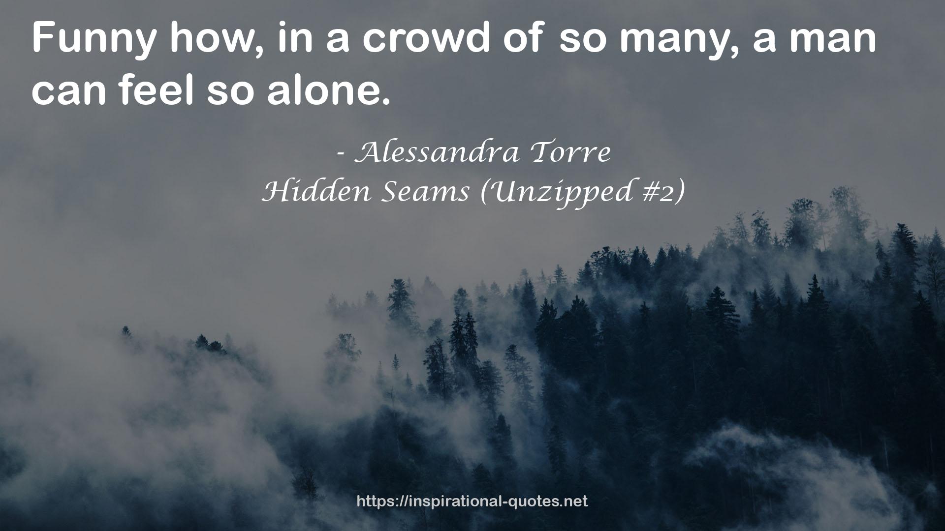 Hidden Seams (Unzipped #2) QUOTES