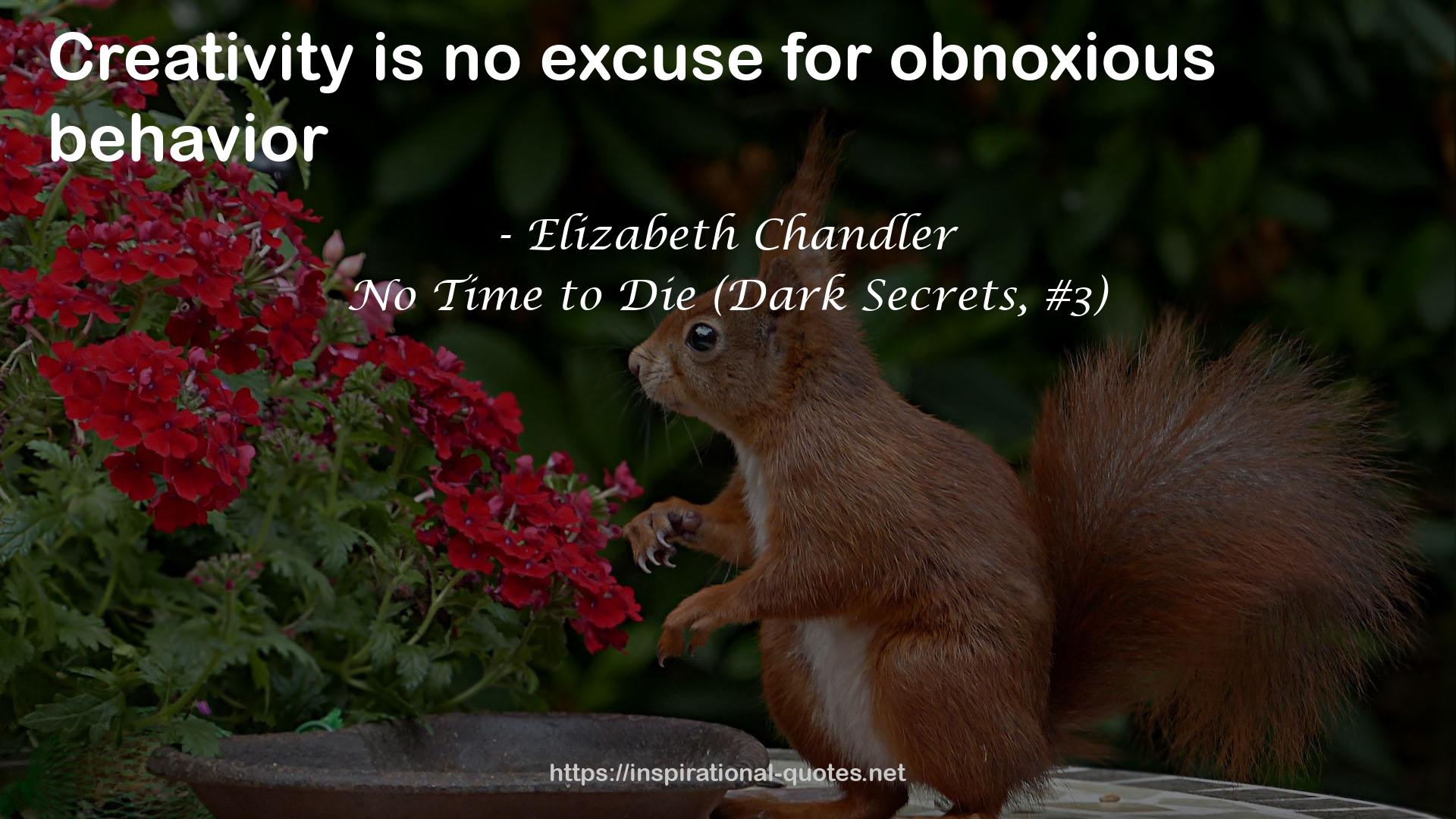 No Time to Die (Dark Secrets, #3) QUOTES