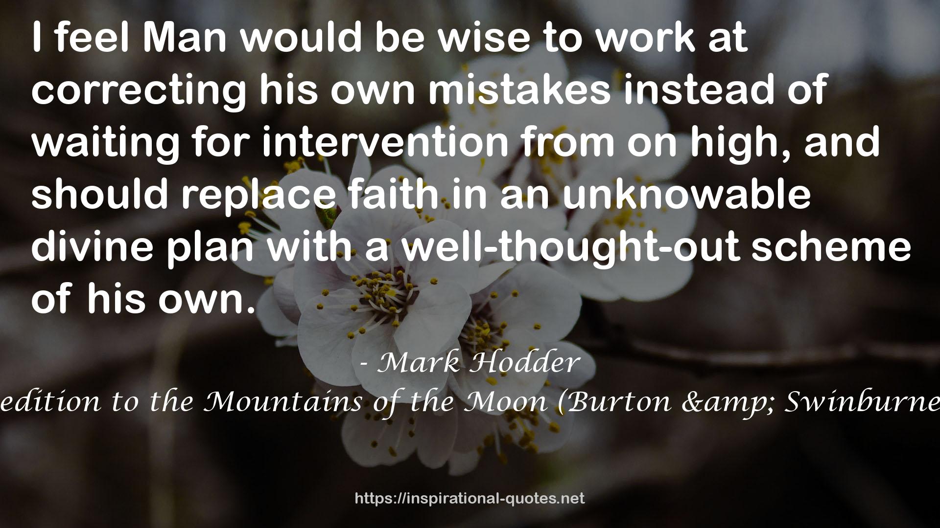 Expedition to the Mountains of the Moon (Burton & Swinburne, #3) QUOTES
