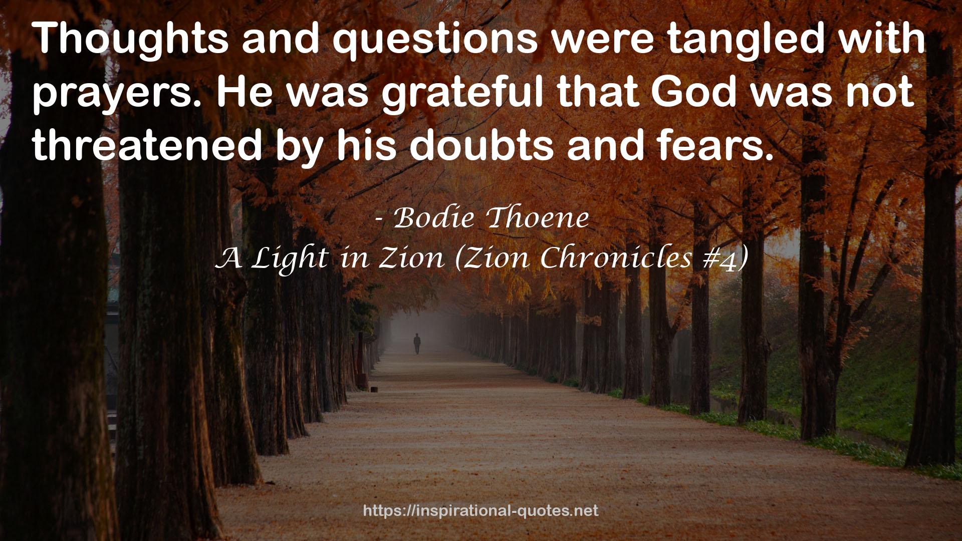 A Light in Zion (Zion Chronicles #4) QUOTES