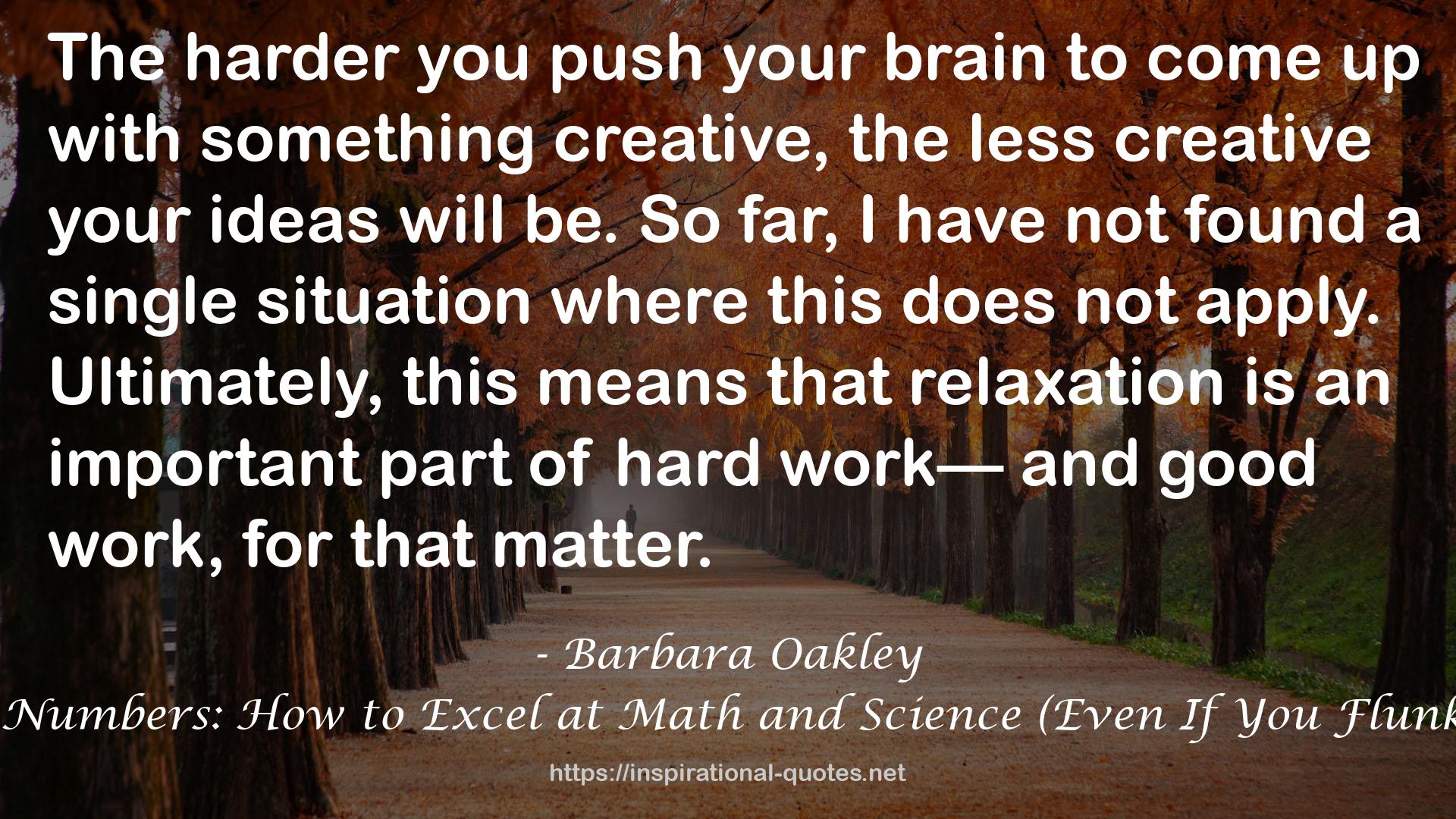 Barbara Oakley QUOTES