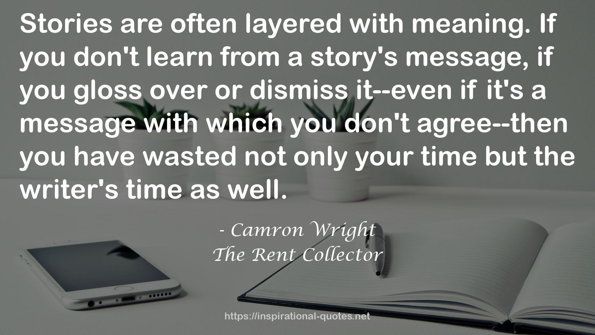 Camron Wright QUOTES