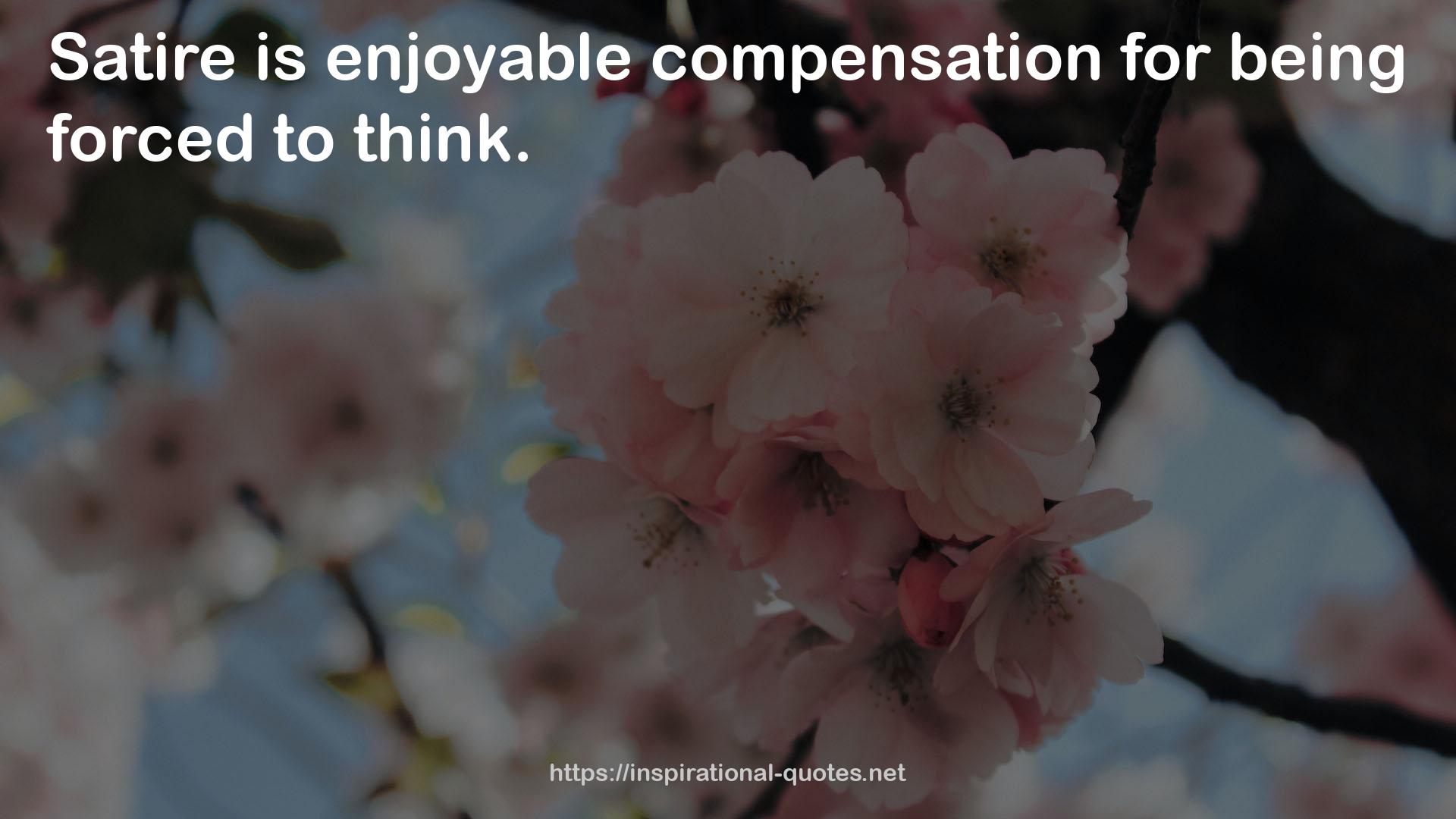 enjoyable compensation  QUOTES