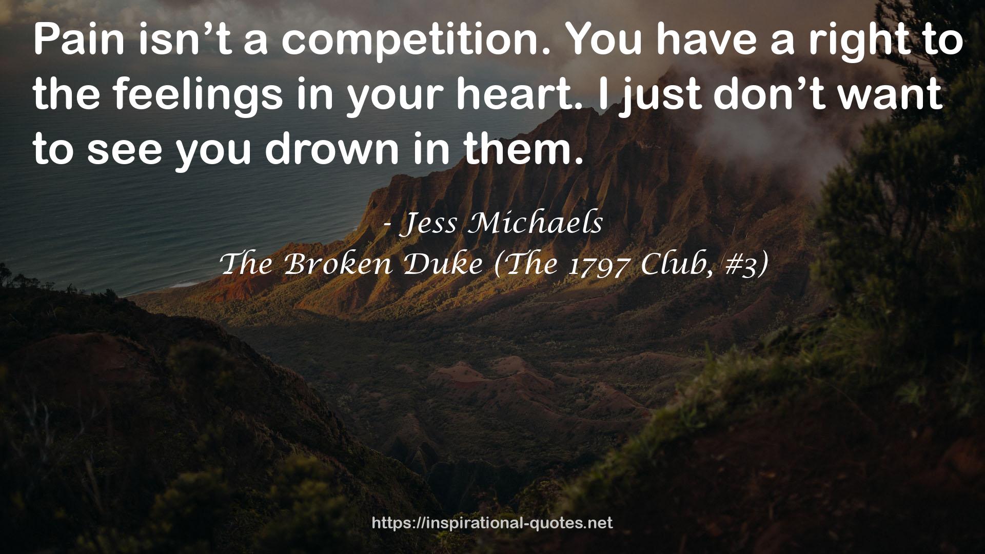 The Broken Duke (The 1797 Club, #3) QUOTES