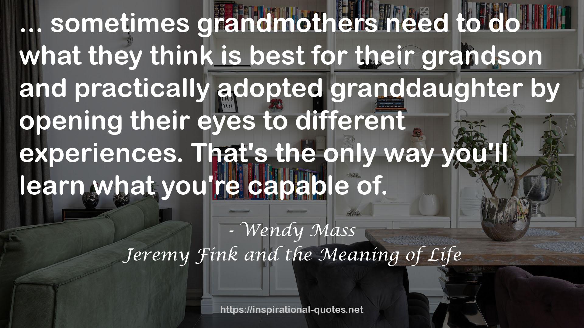 Jeremy Fink and the Meaning of Life QUOTES