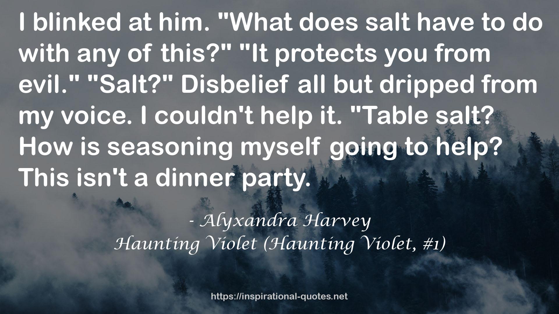 Haunting Violet (Haunting Violet, #1) QUOTES