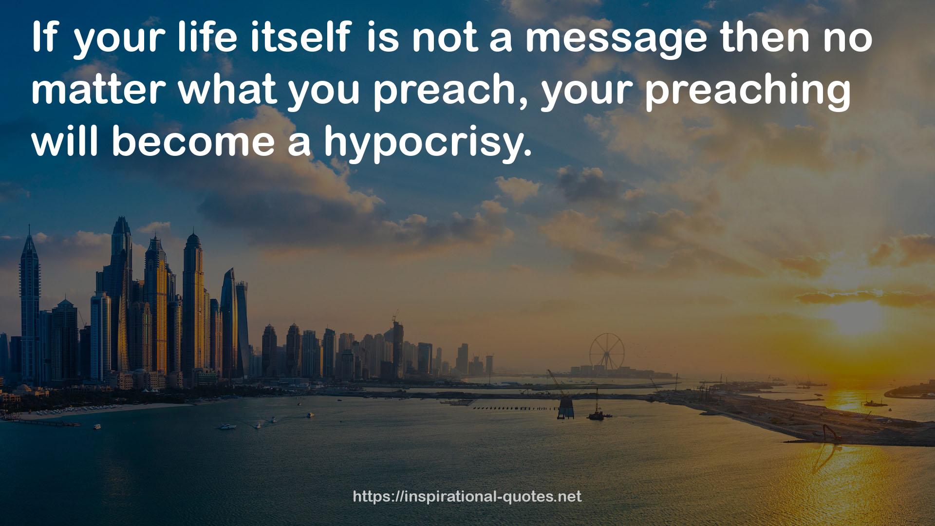 your preaching  QUOTES
