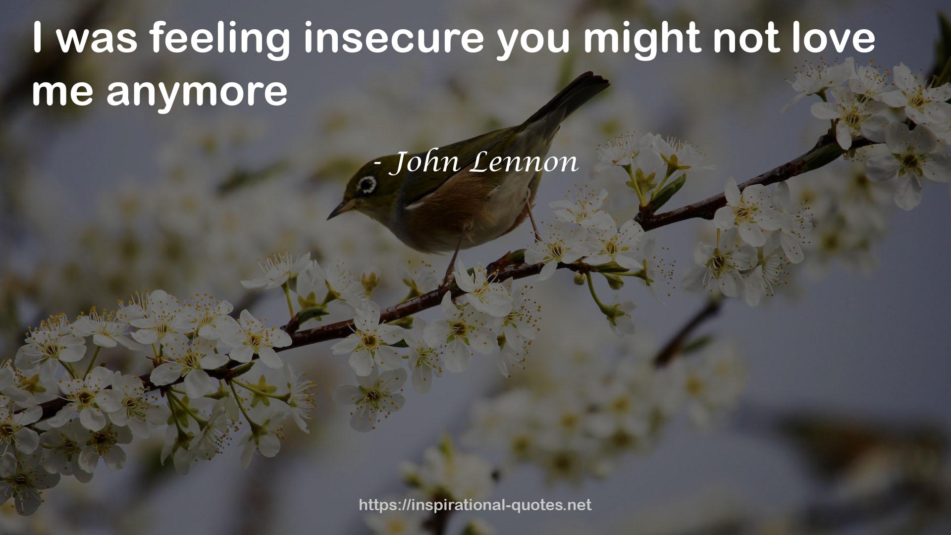 insecure  QUOTES