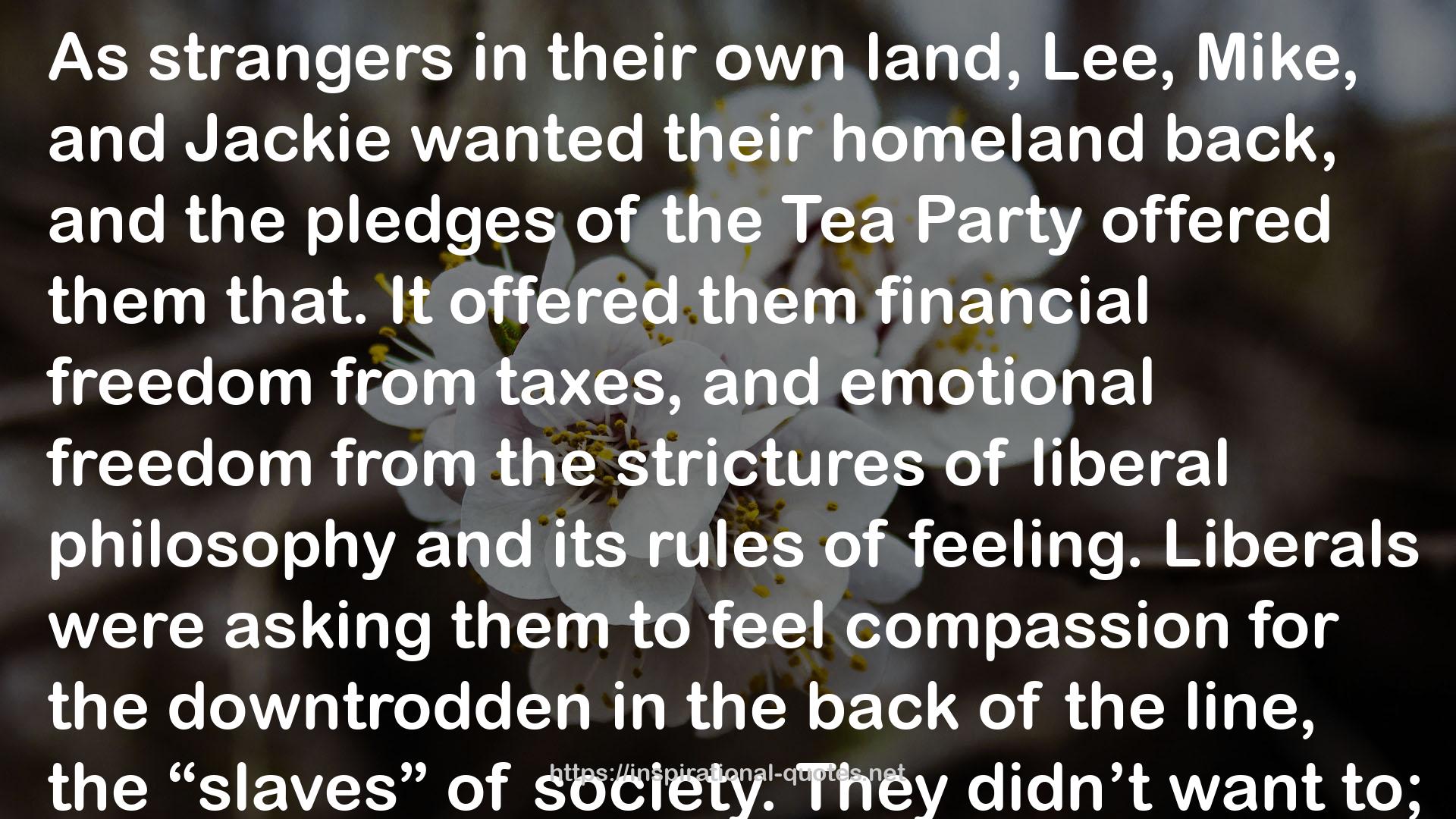 Strangers in Their Own Land: Anger and Mourning on the American Right QUOTES