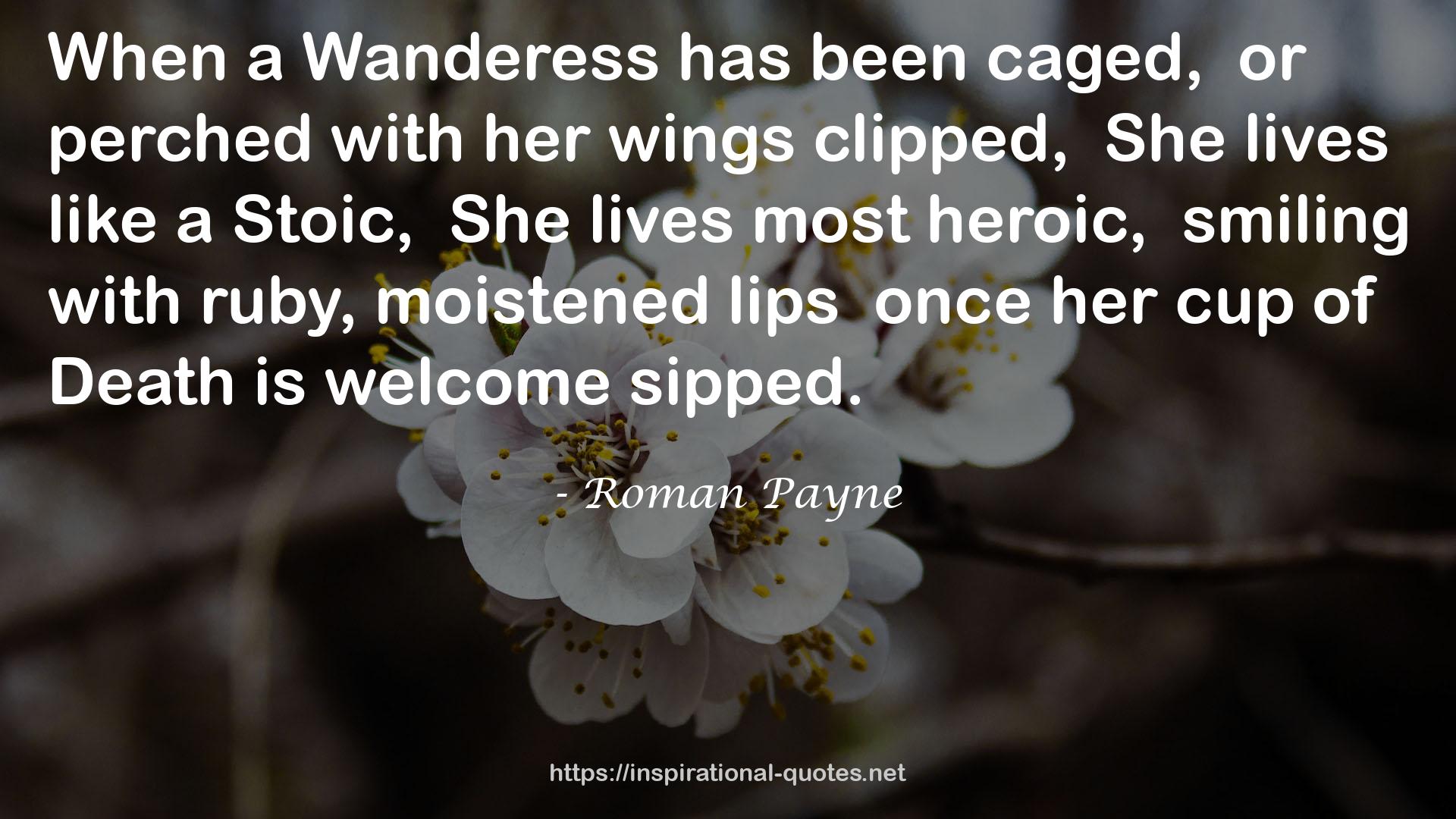 a Wanderess  QUOTES