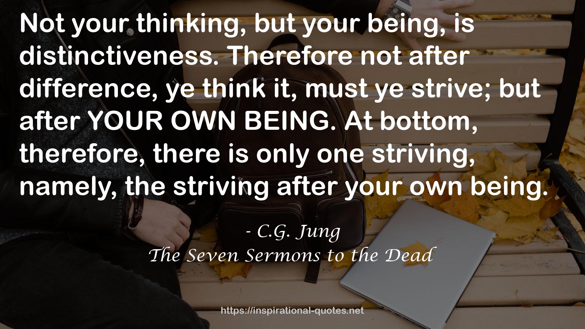 The Seven Sermons to the Dead QUOTES