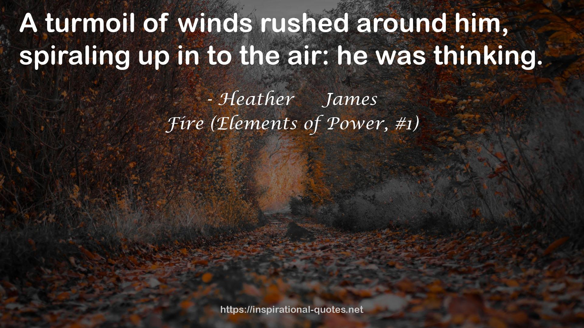 Fire (Elements of Power, #1) QUOTES