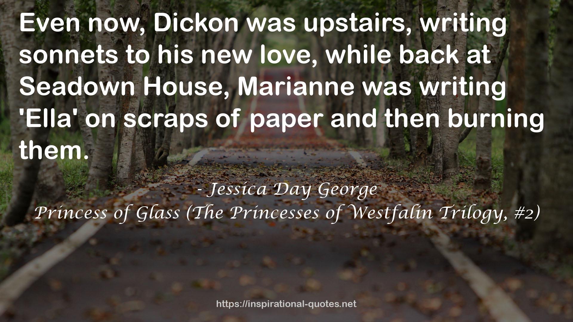 Princess of Glass (The Princesses of Westfalin Trilogy, #2) QUOTES