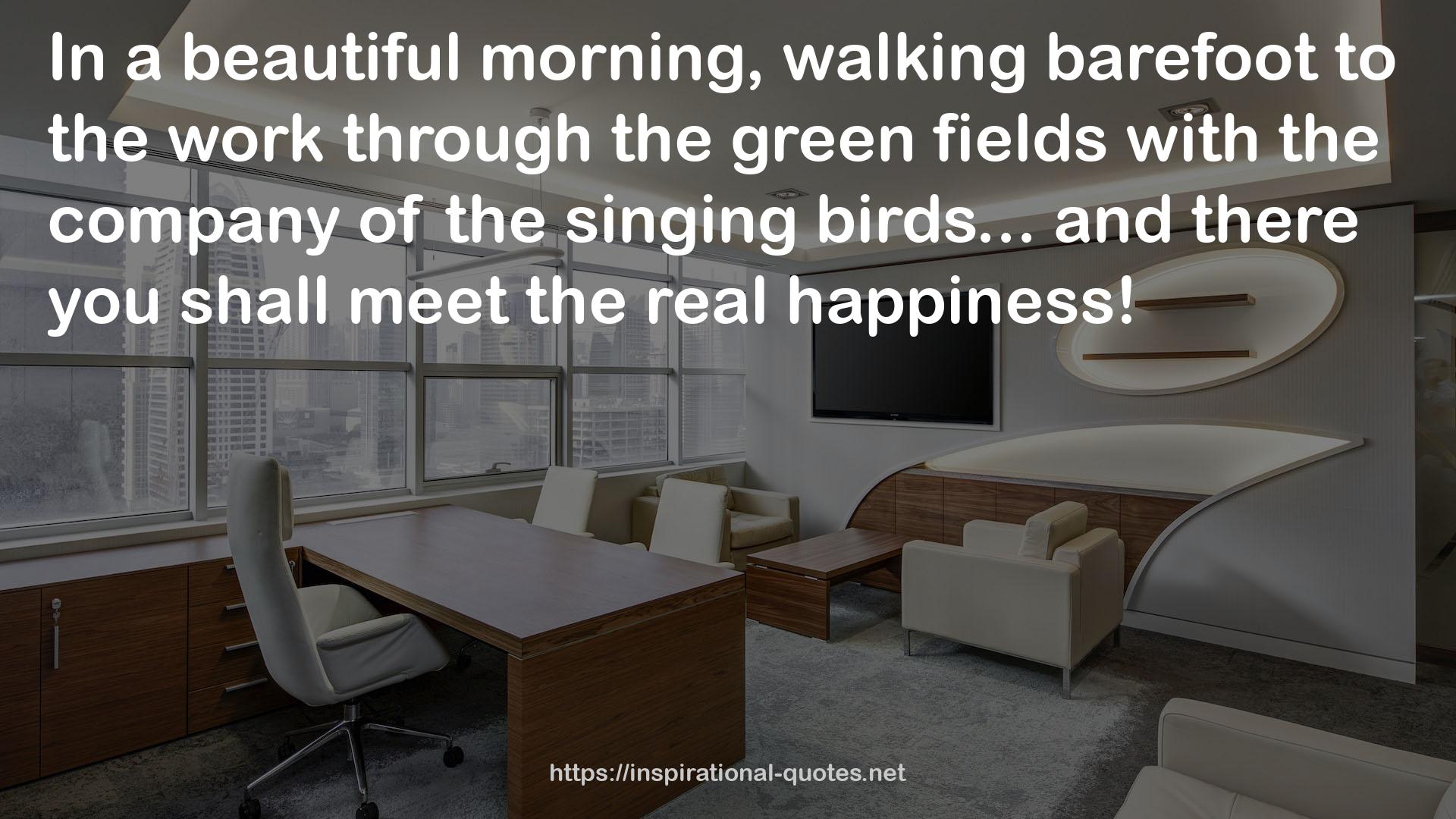 the green fields  QUOTES