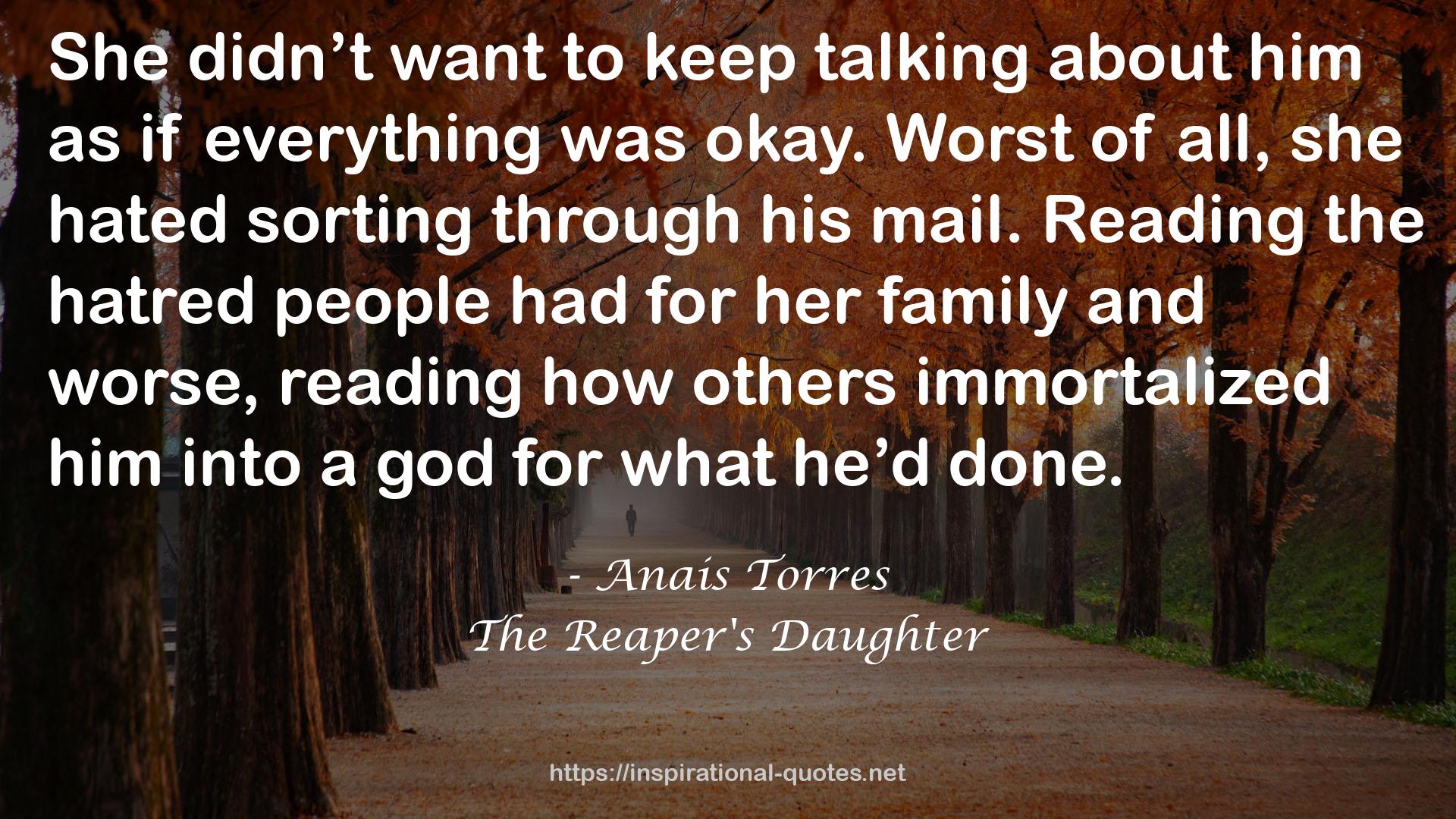 The Reaper's Daughter QUOTES