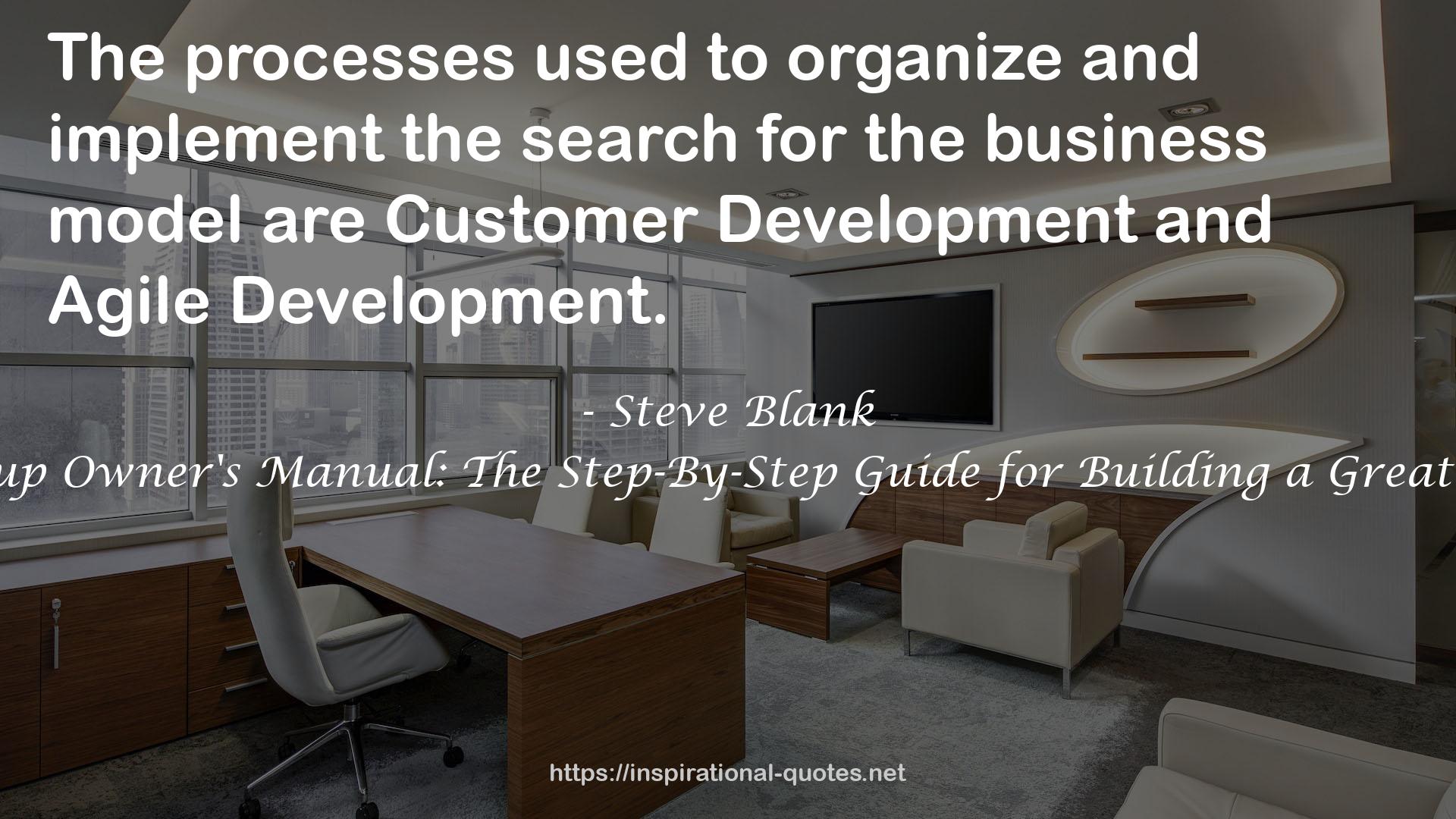 Steve Blank QUOTES
