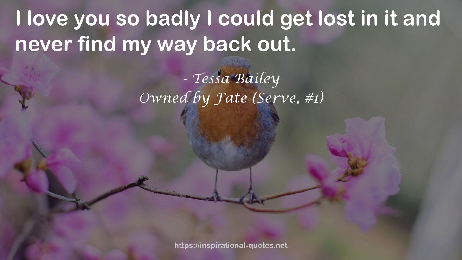 Owned by Fate (Serve, #1) QUOTES