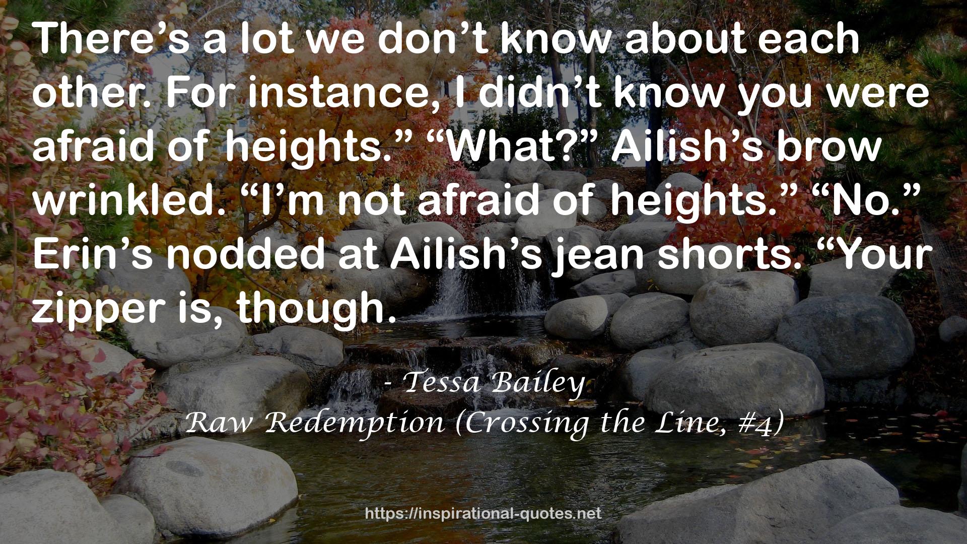 Raw Redemption (Crossing the Line, #4) QUOTES