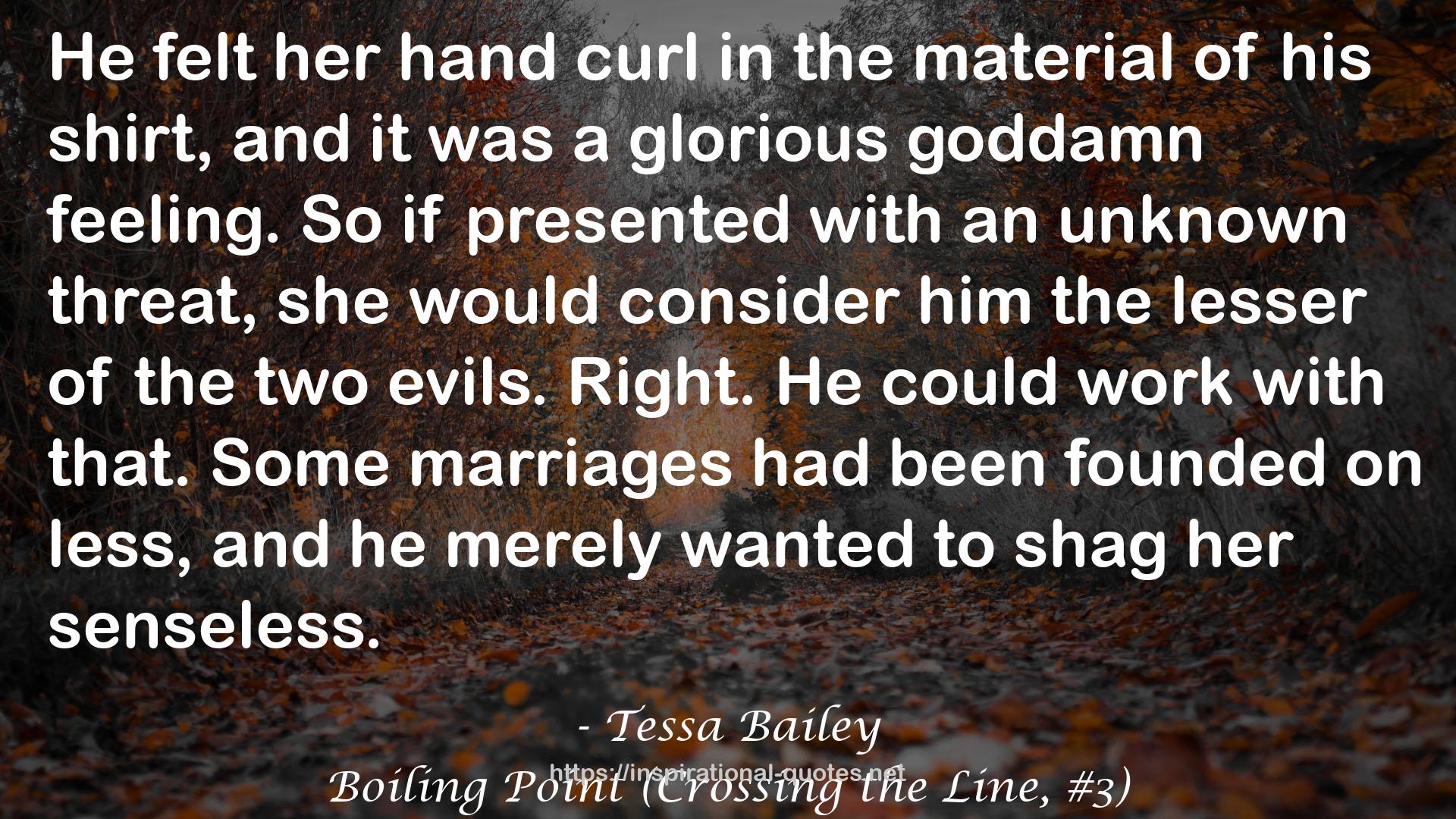 Boiling Point (Crossing the Line, #3) QUOTES