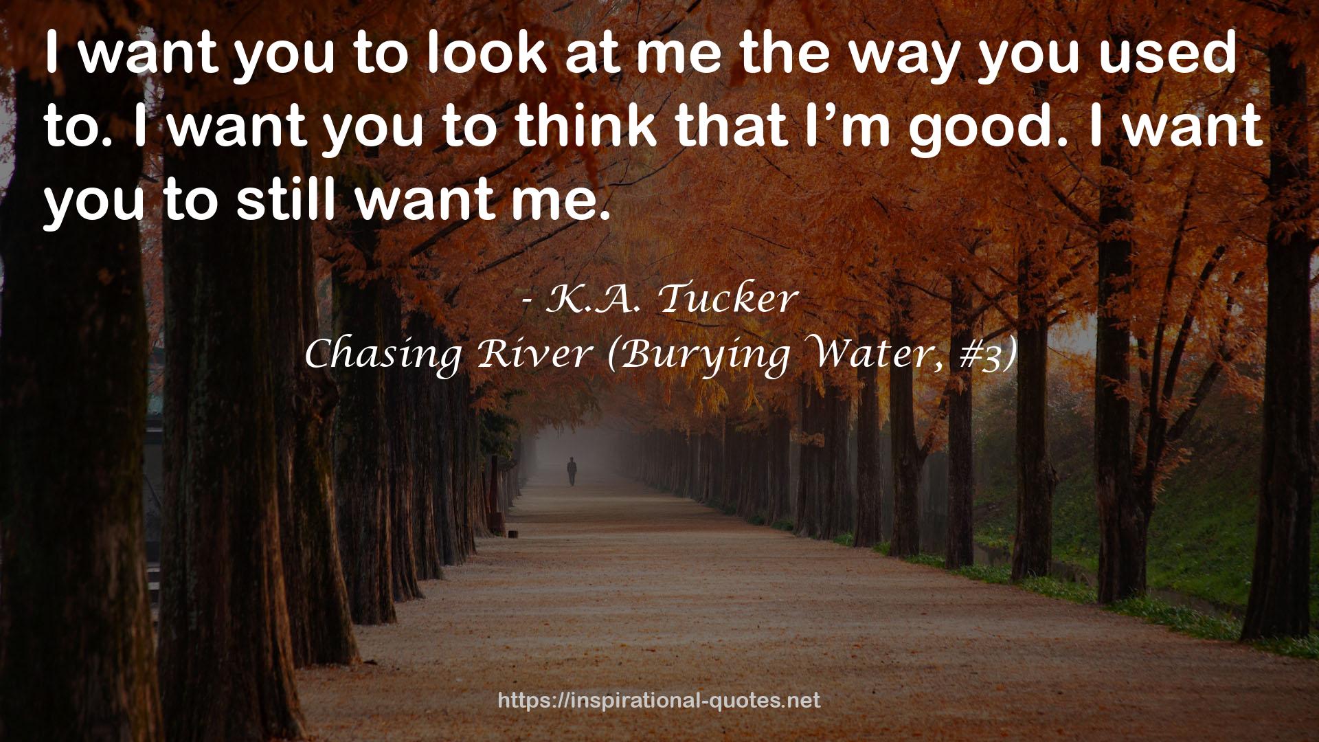 Chasing River (Burying Water, #3) QUOTES
