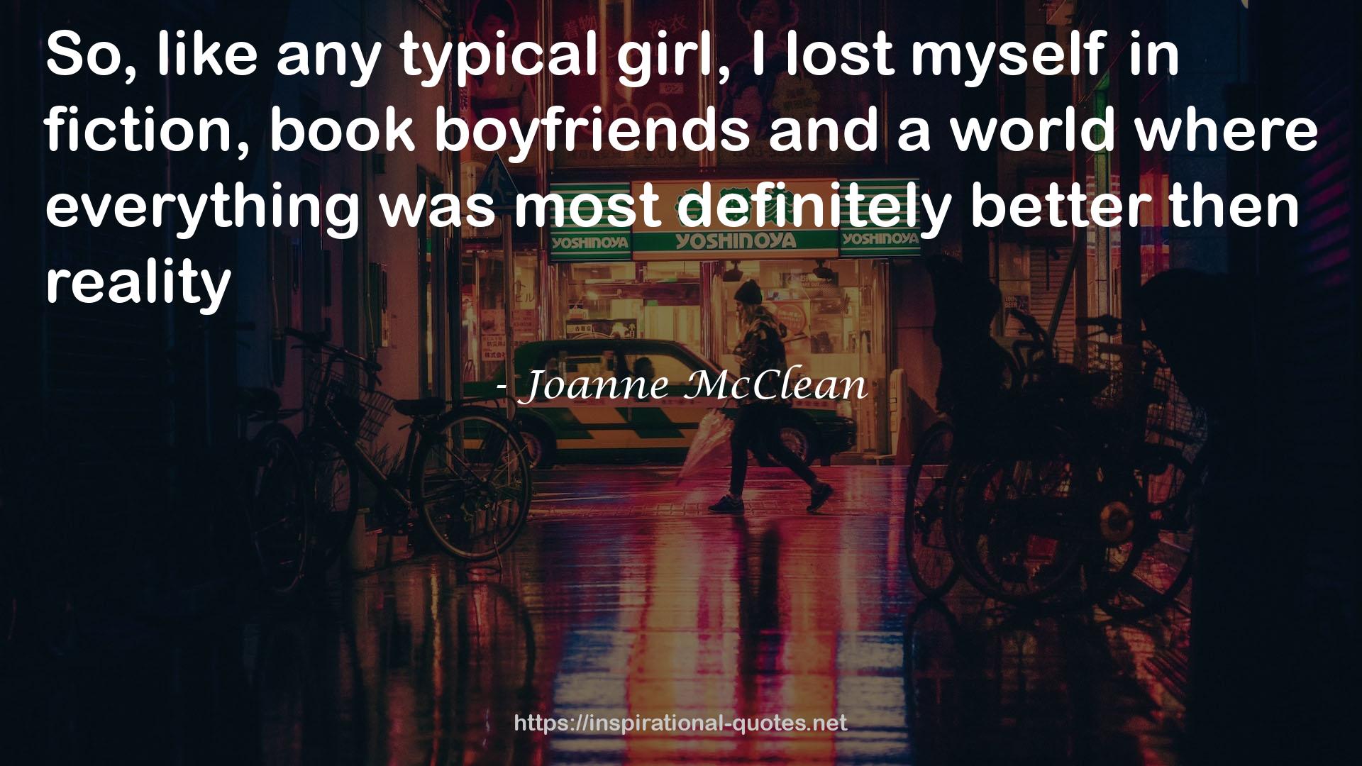 Joanne McClean QUOTES