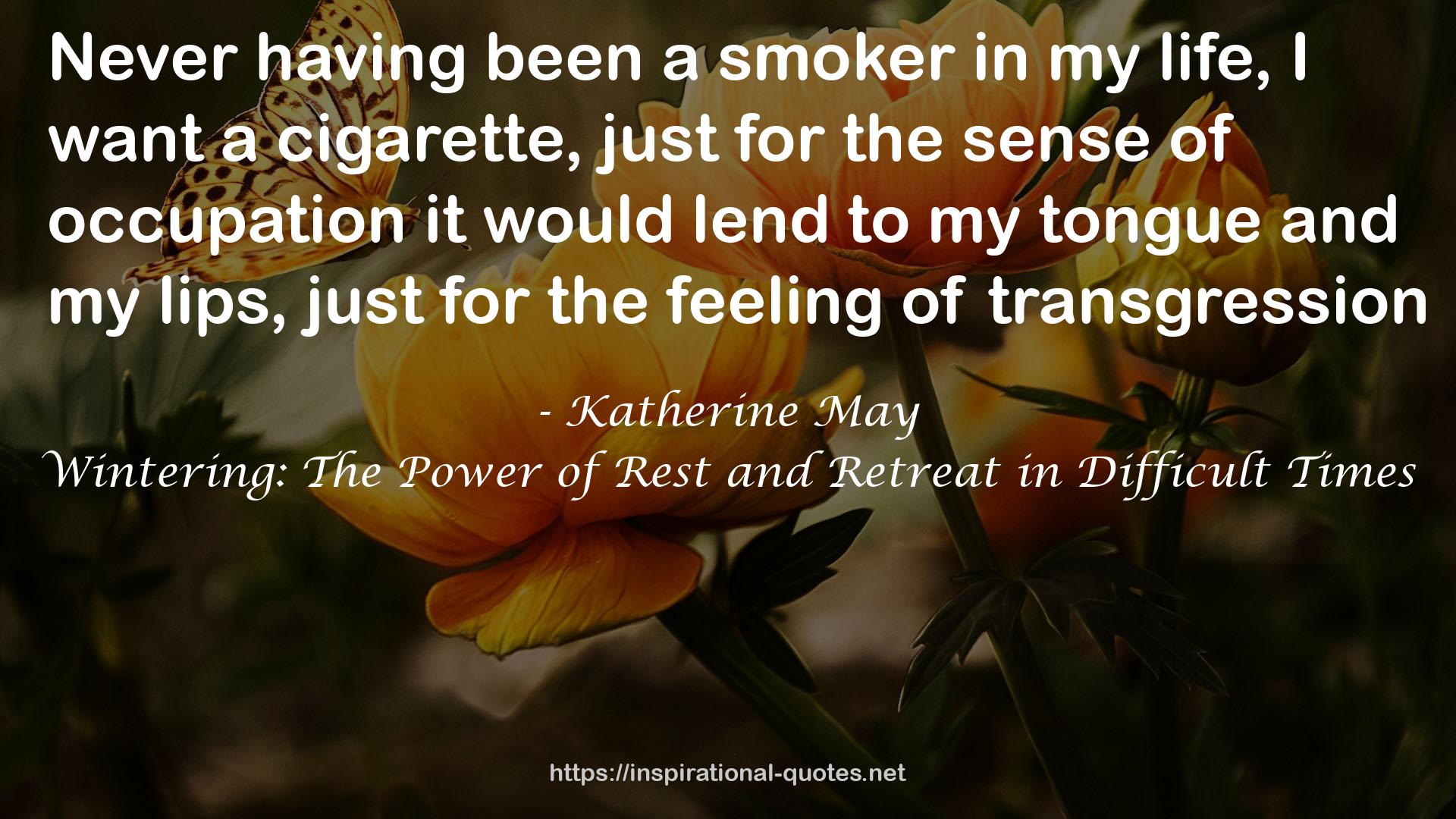 Katherine May QUOTES