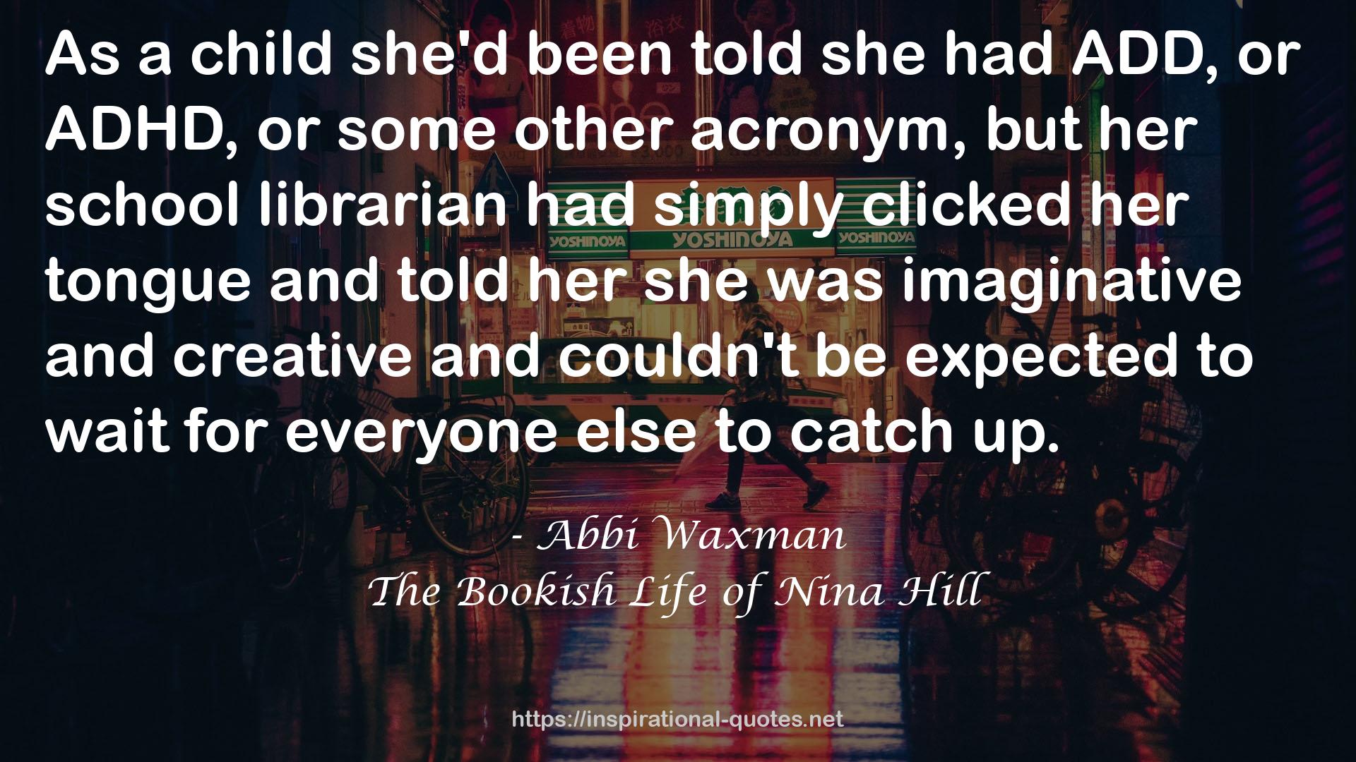 The Bookish Life of Nina Hill QUOTES