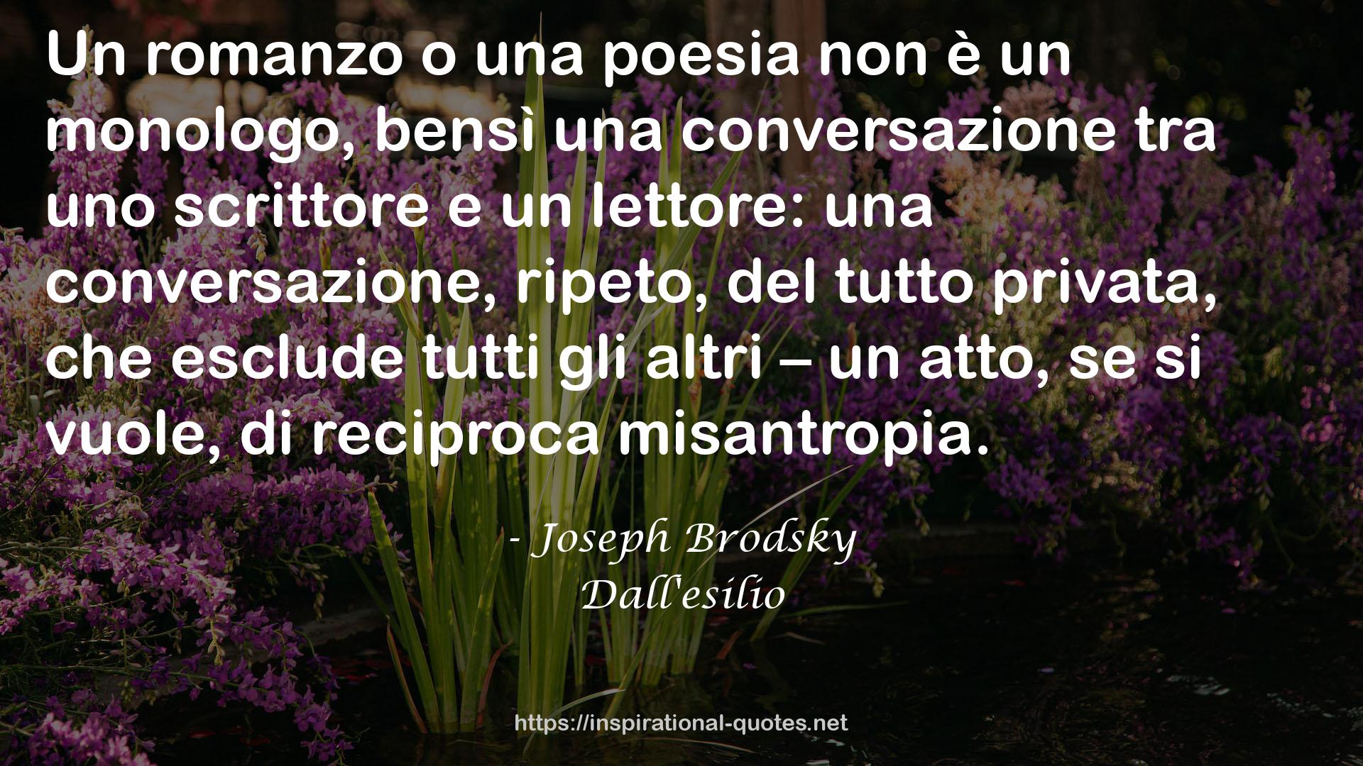 Dall'esilio QUOTES