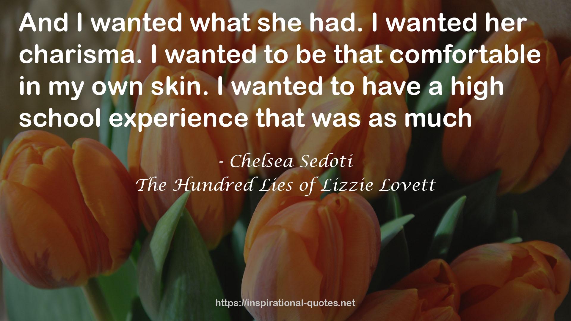 Chelsea Sedoti QUOTES