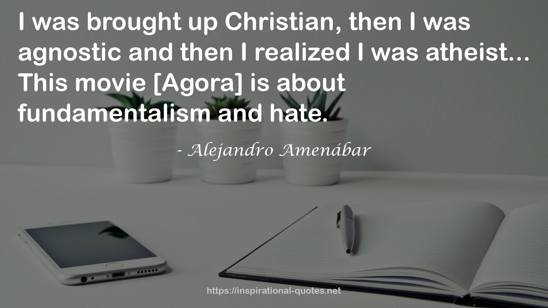 Alejandro Amenábar QUOTES