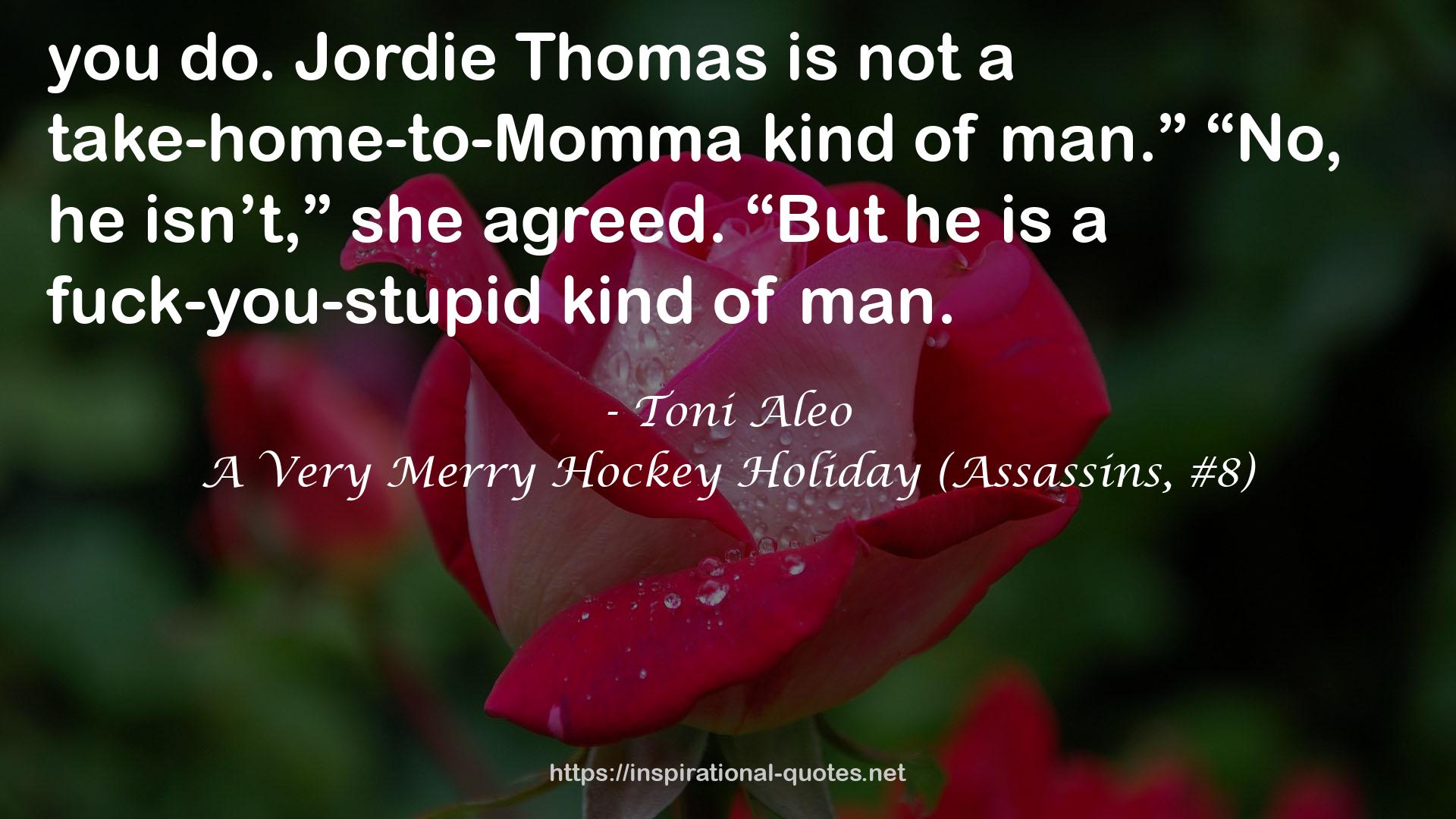 A Very Merry Hockey Holiday (Assassins, #8) QUOTES