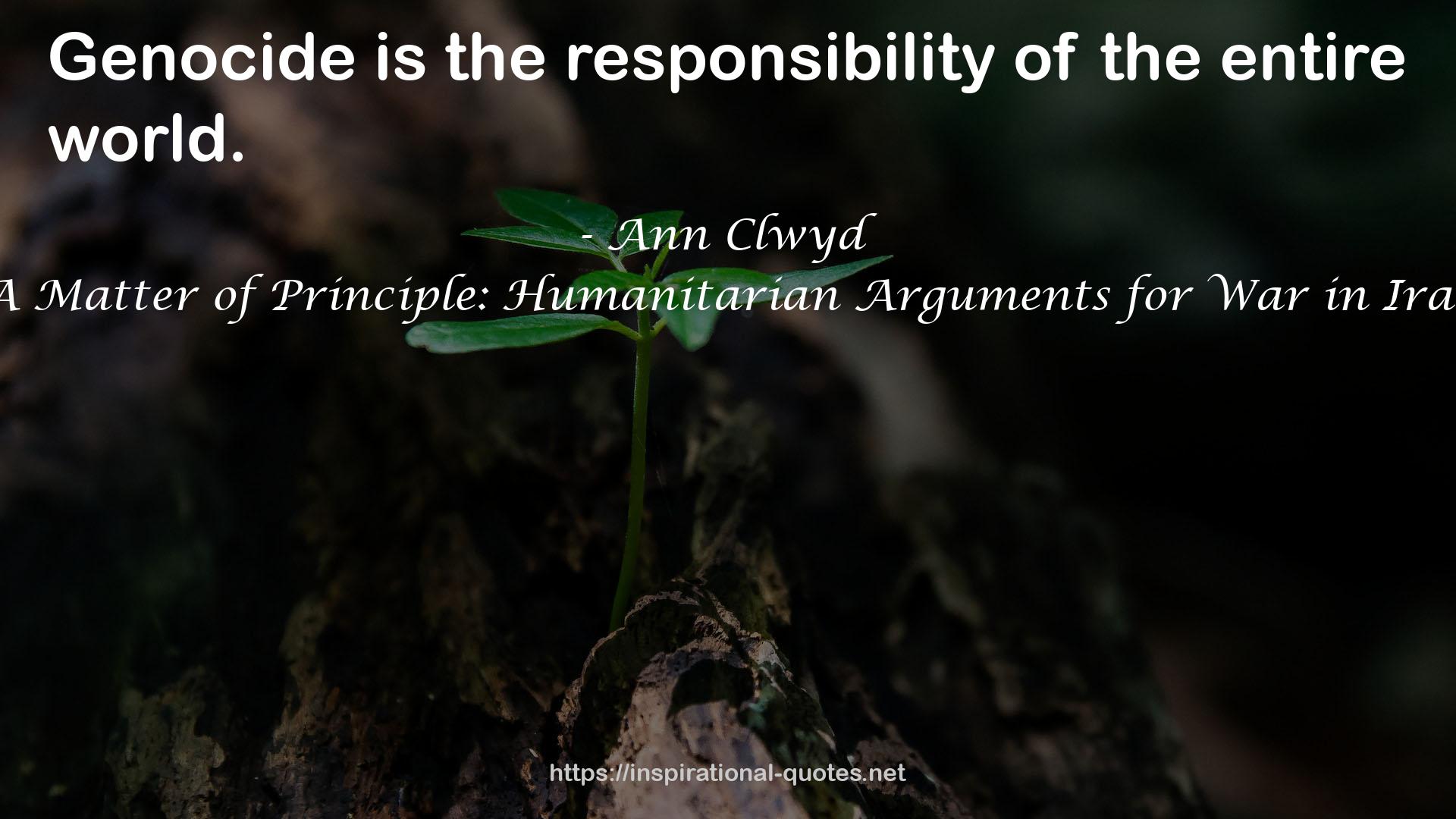 Ann Clwyd QUOTES