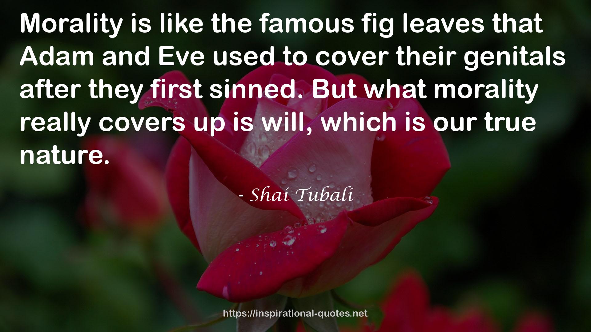 the famous fig leaves  QUOTES