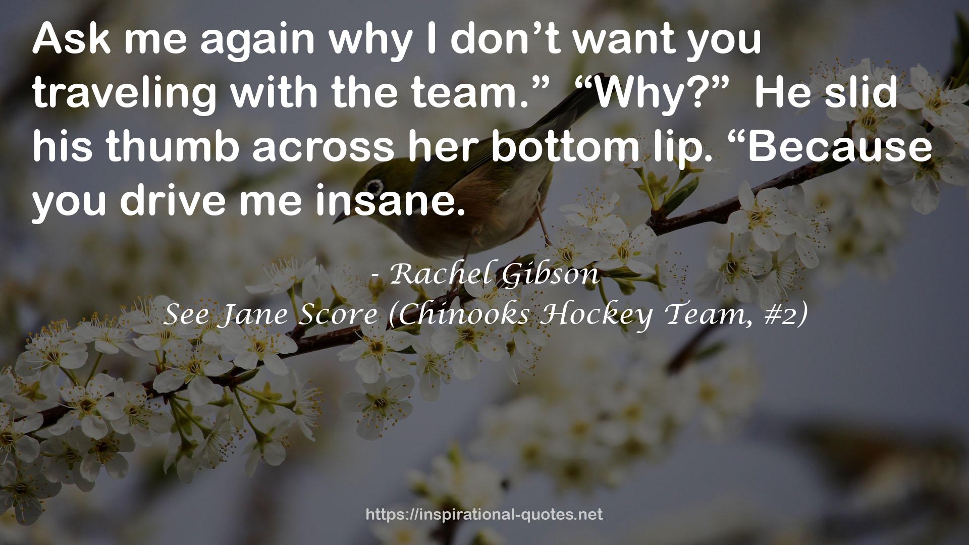 See Jane Score (Chinooks Hockey Team, #2) QUOTES