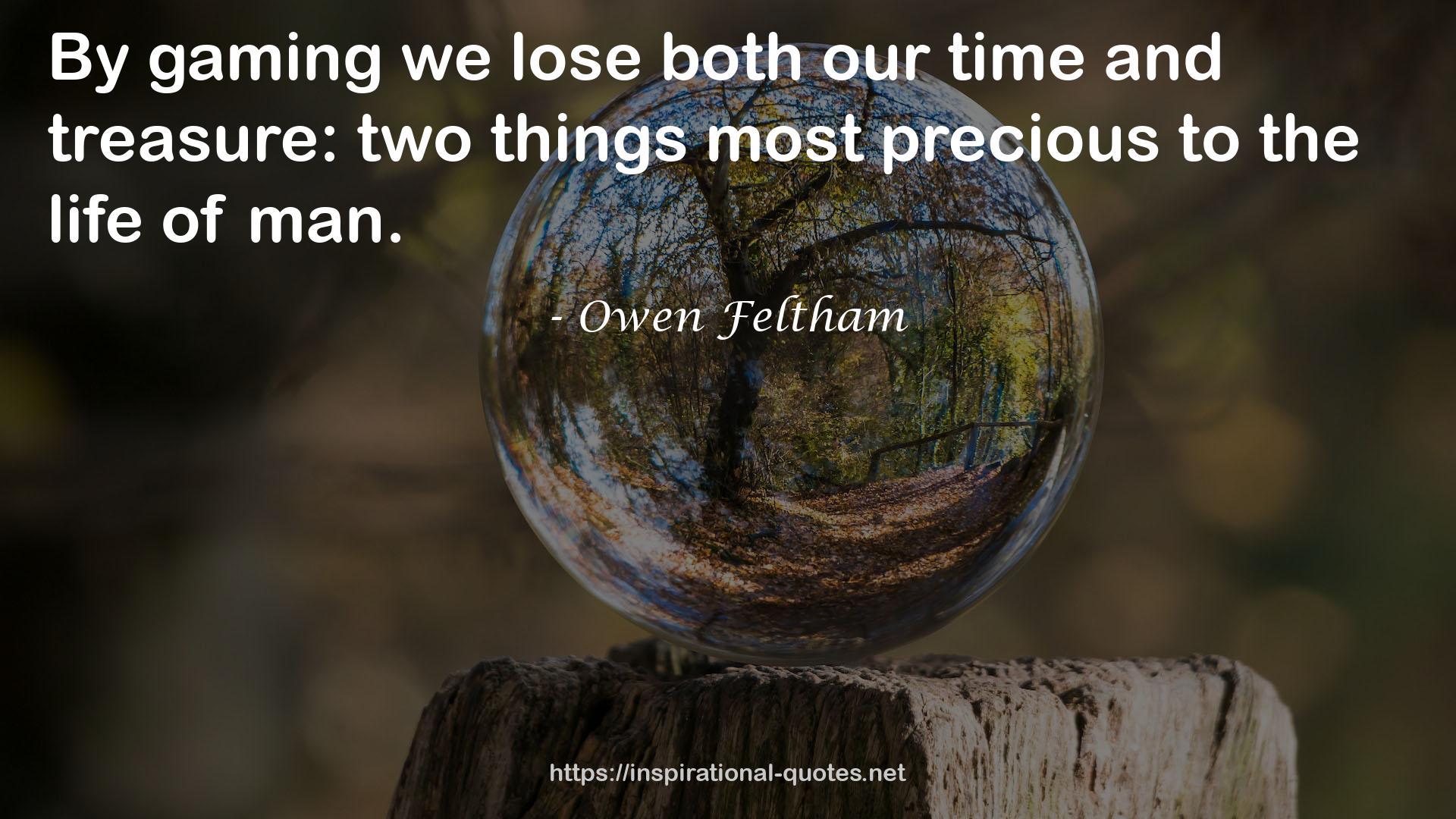 Owen Feltham QUOTES