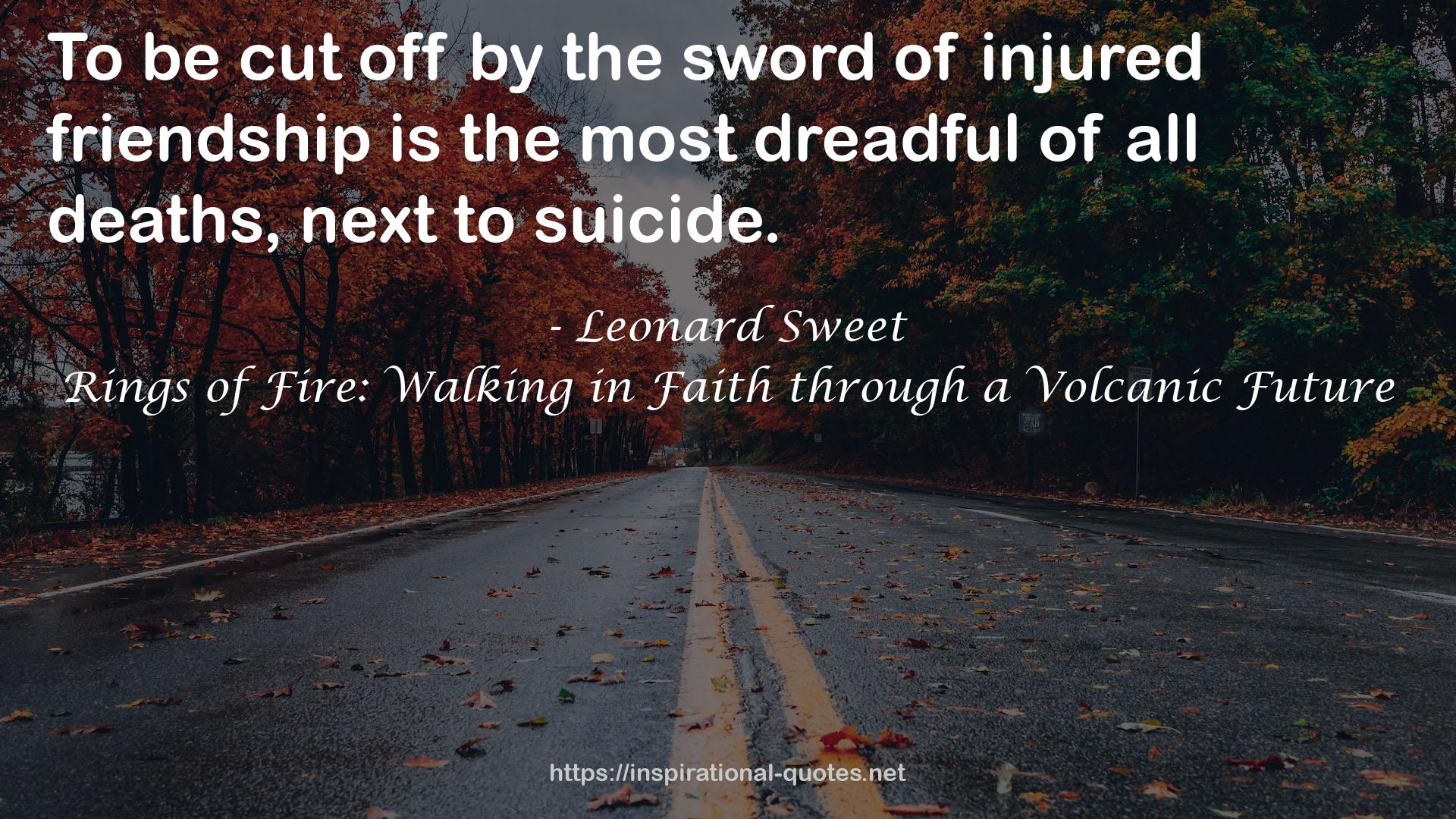 Rings of Fire: Walking in Faith through a Volcanic Future QUOTES
