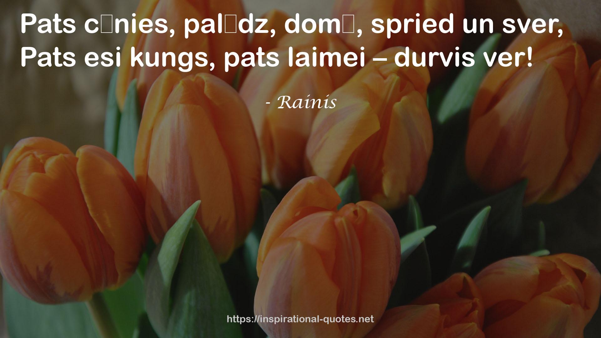 Rainis QUOTES